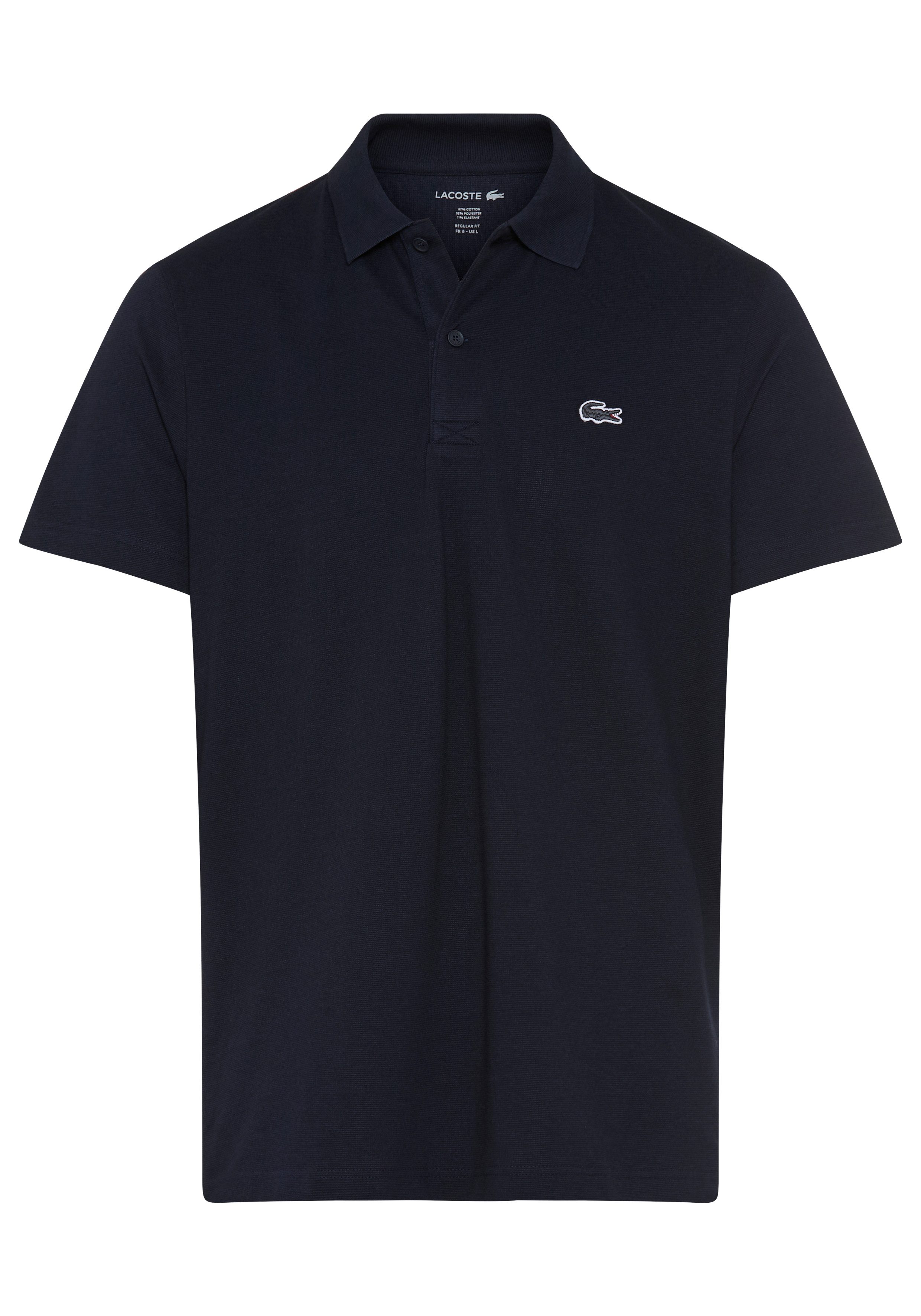 Lacoste Poloshirt Polokragen, Regular Fit, Feinripp-Qualität