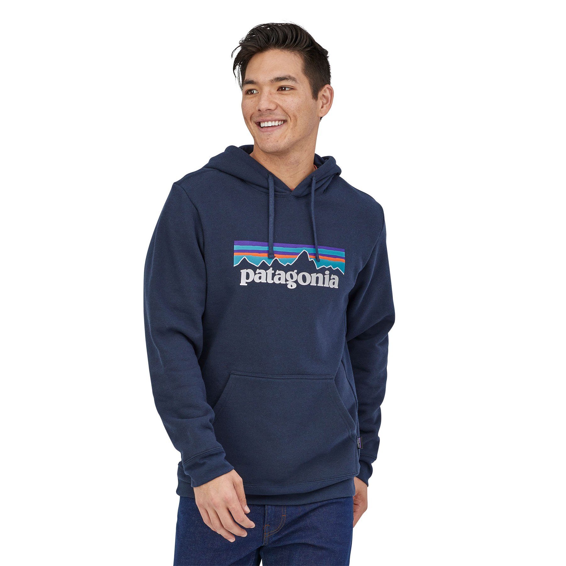 Kapuzenpullover Patagonia Logo navy Unisex new Patagonia Hoody P-6 Uprisal Hoodie