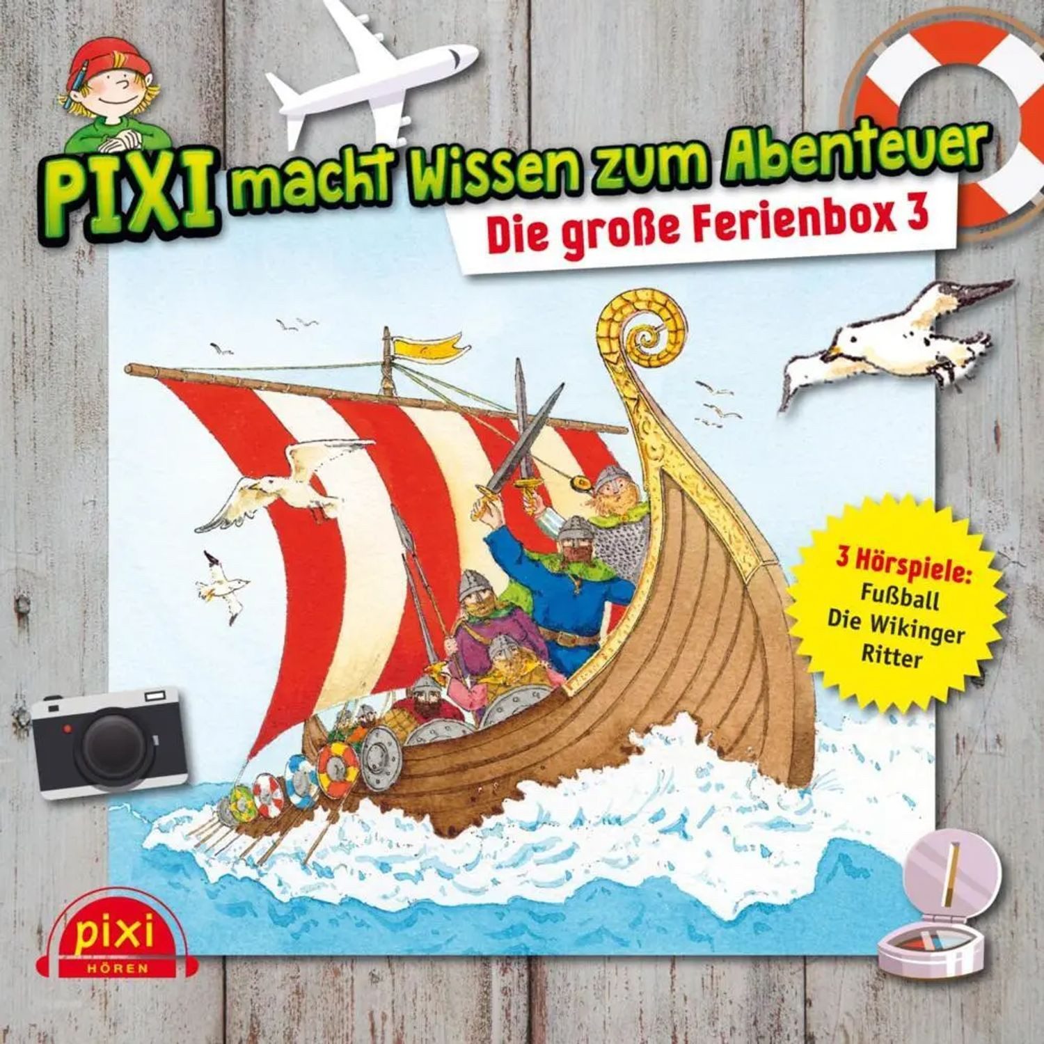 Silberfisch Verlag Hörspiel Pixi macht Wissen zum Abenteuer: Die große Ferienbox 3. Tl.3, Audio-CD