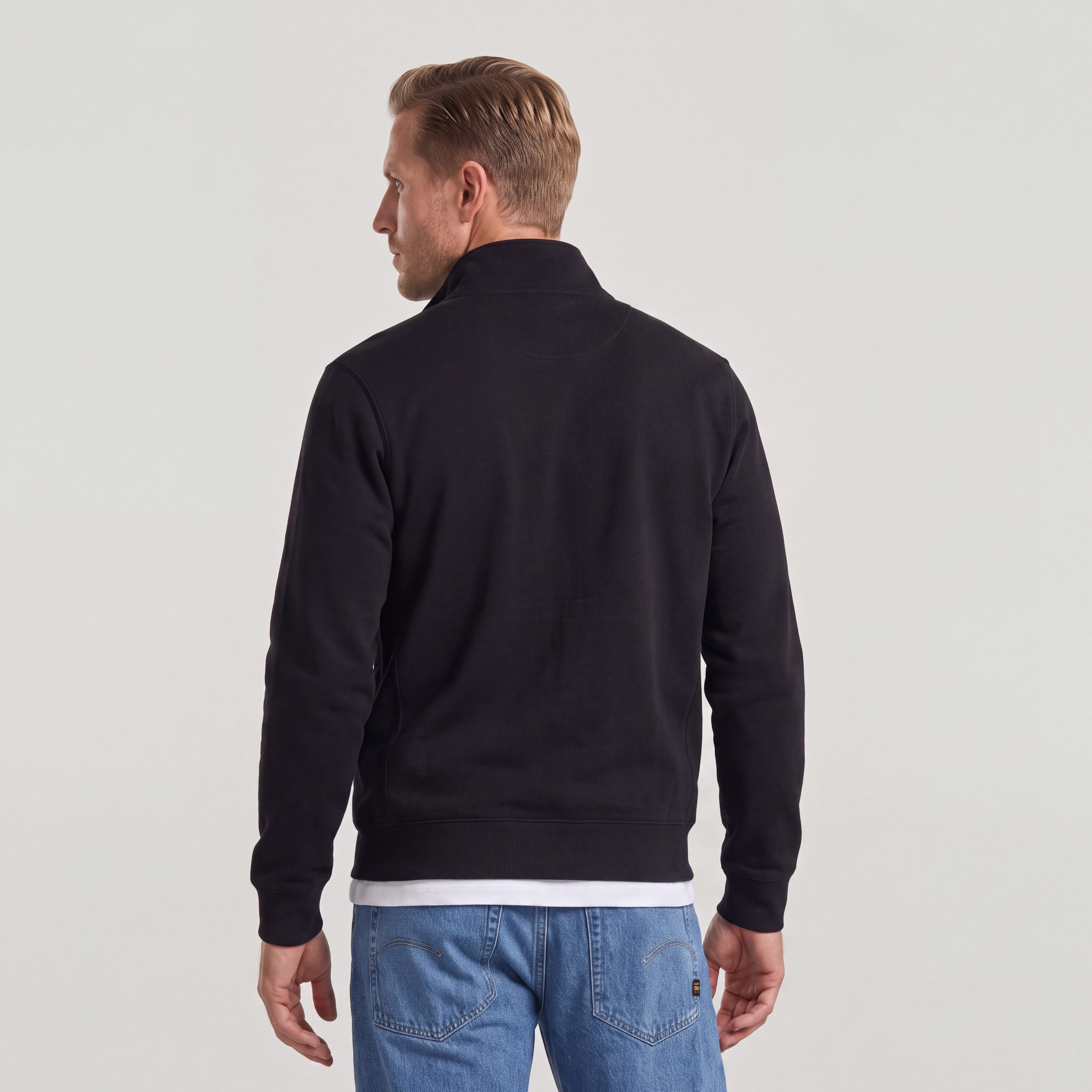 G-STAR Sweatjacke Premium Core Track Jacket mit Stehkragen, Regular Fit – Bild 3 von 5