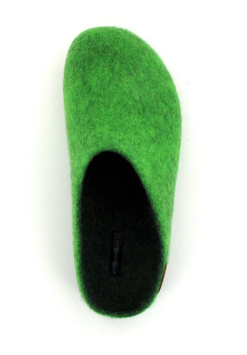 Magicfelt Filzpantoffel mit Ledersohle Hausschuh reine Wolle