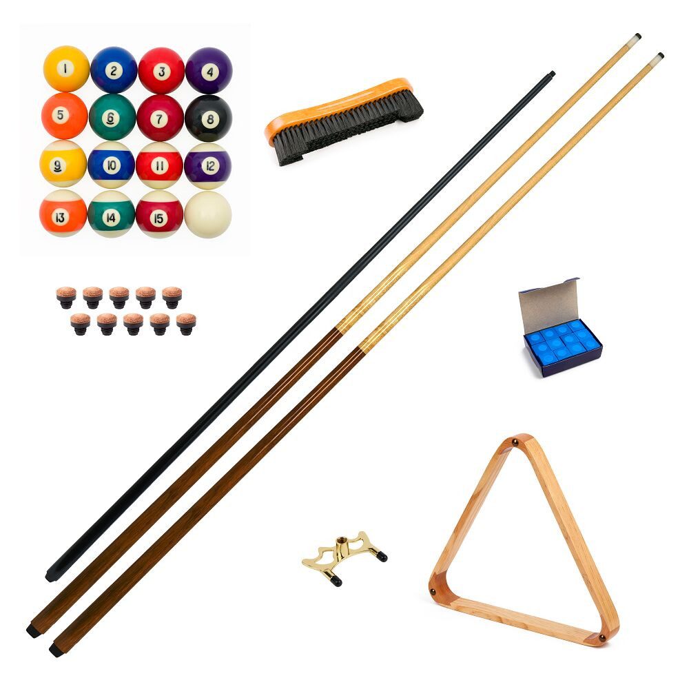 Billardtisch Billard Zubehör-Set Spezial mit Spielhilfe