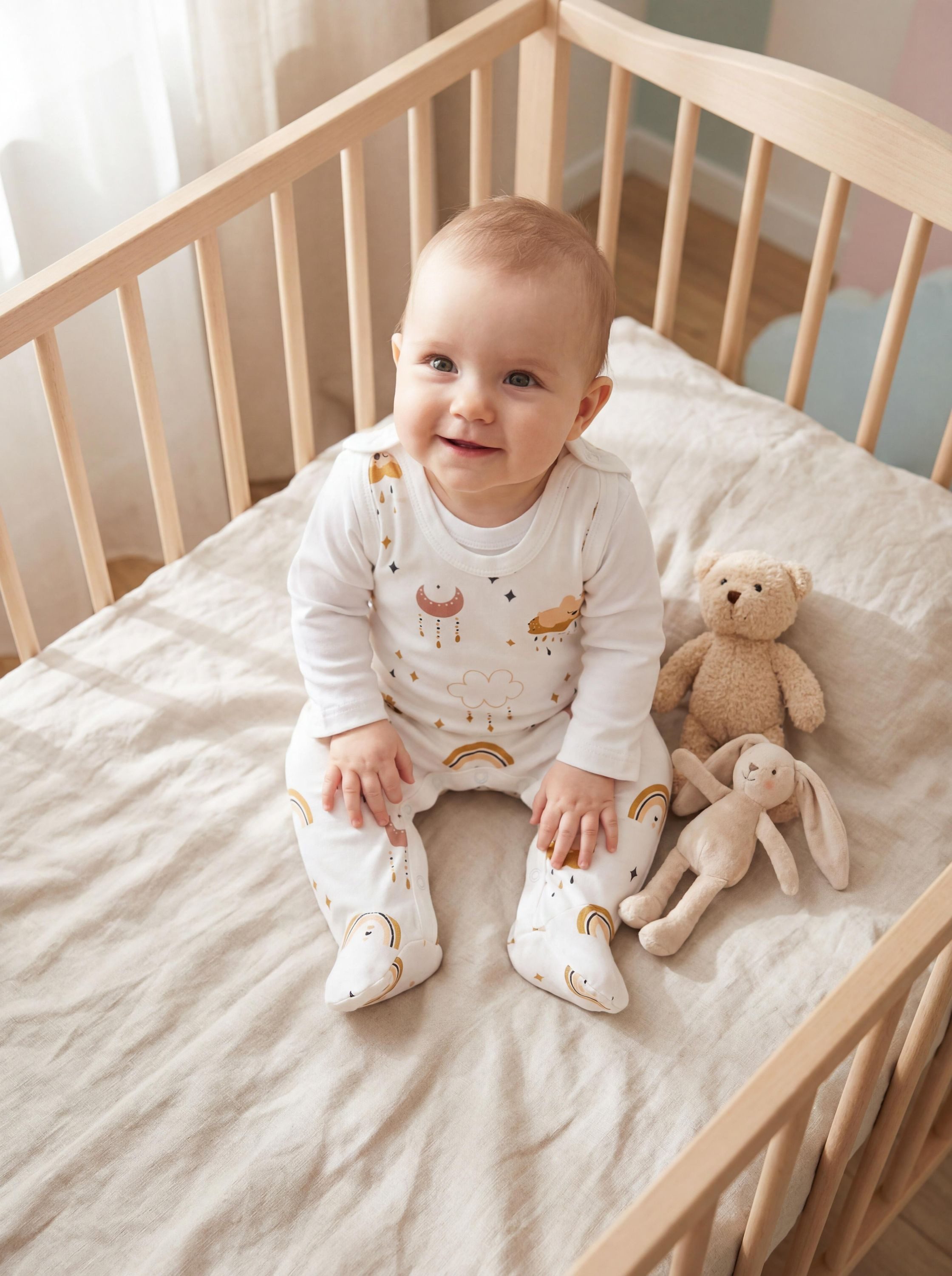 TupTam Strampler TupTam Baby Mädchen Strampler mit Fuß 3er Pack