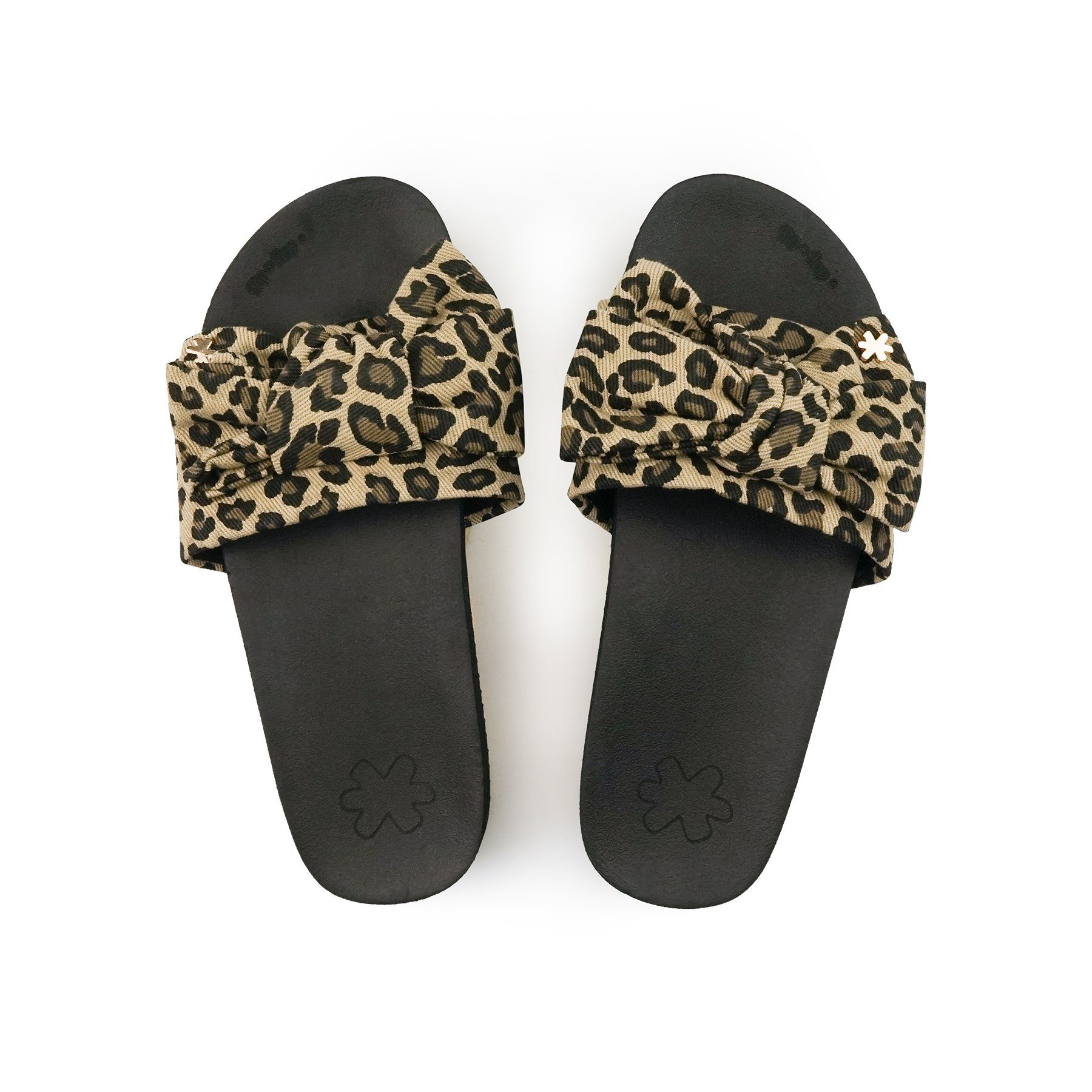 Flip Flop leo pool*bow schwarz Badesandale