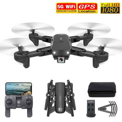 VIK Drohne (Mini-Drohne mit 1080P FPV-Kamera, GPS, APP-Steuerung)