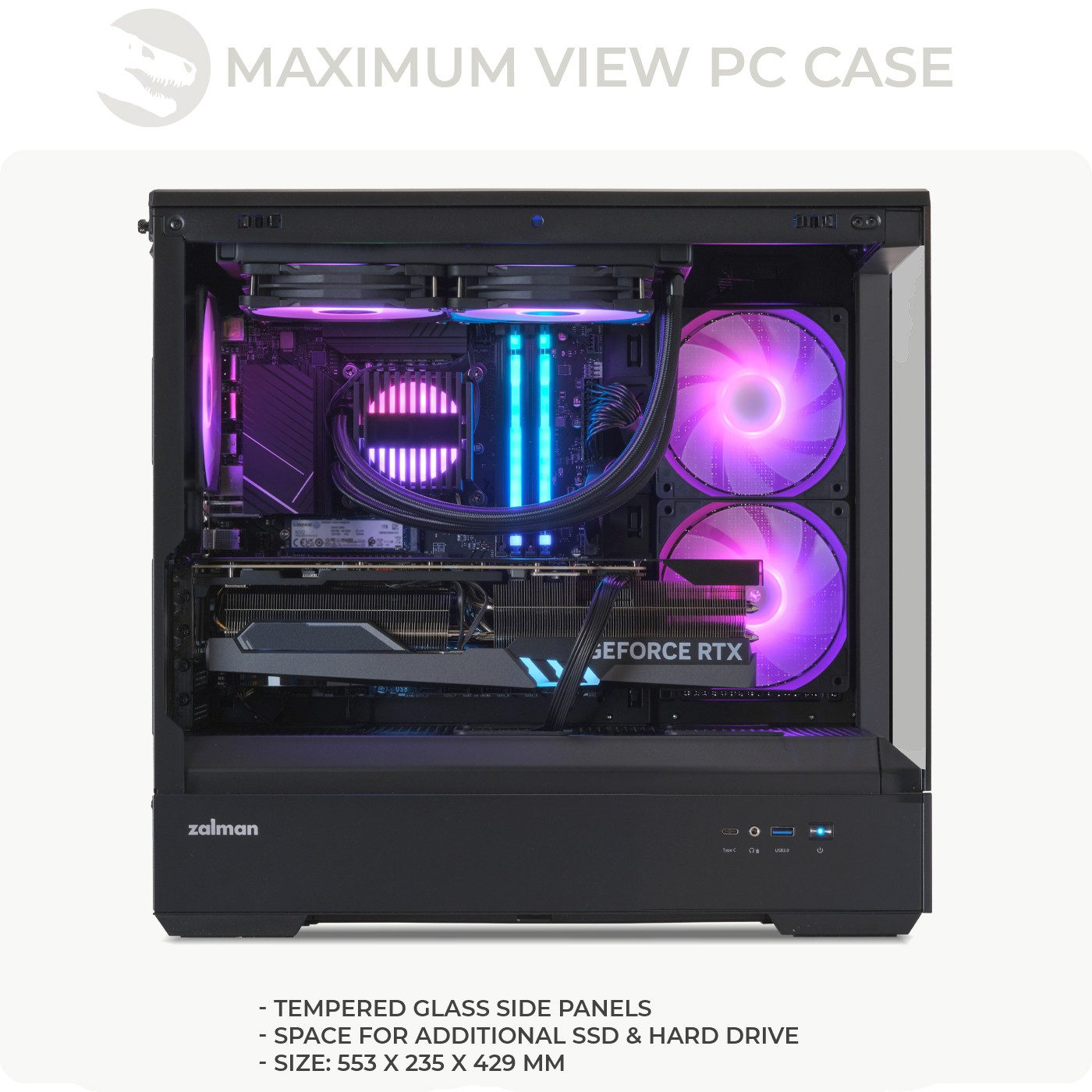 Sedatech UCCF630I1I1HF - Watercooling Gaming-PC (AMD Ryzen 7 5700X 8x 3.4GHz (max 4.6GHz), Geforce RTX5060 8GB, 32 GB RAM, 1000 GB SSD, Watercooling, Wlan 4)