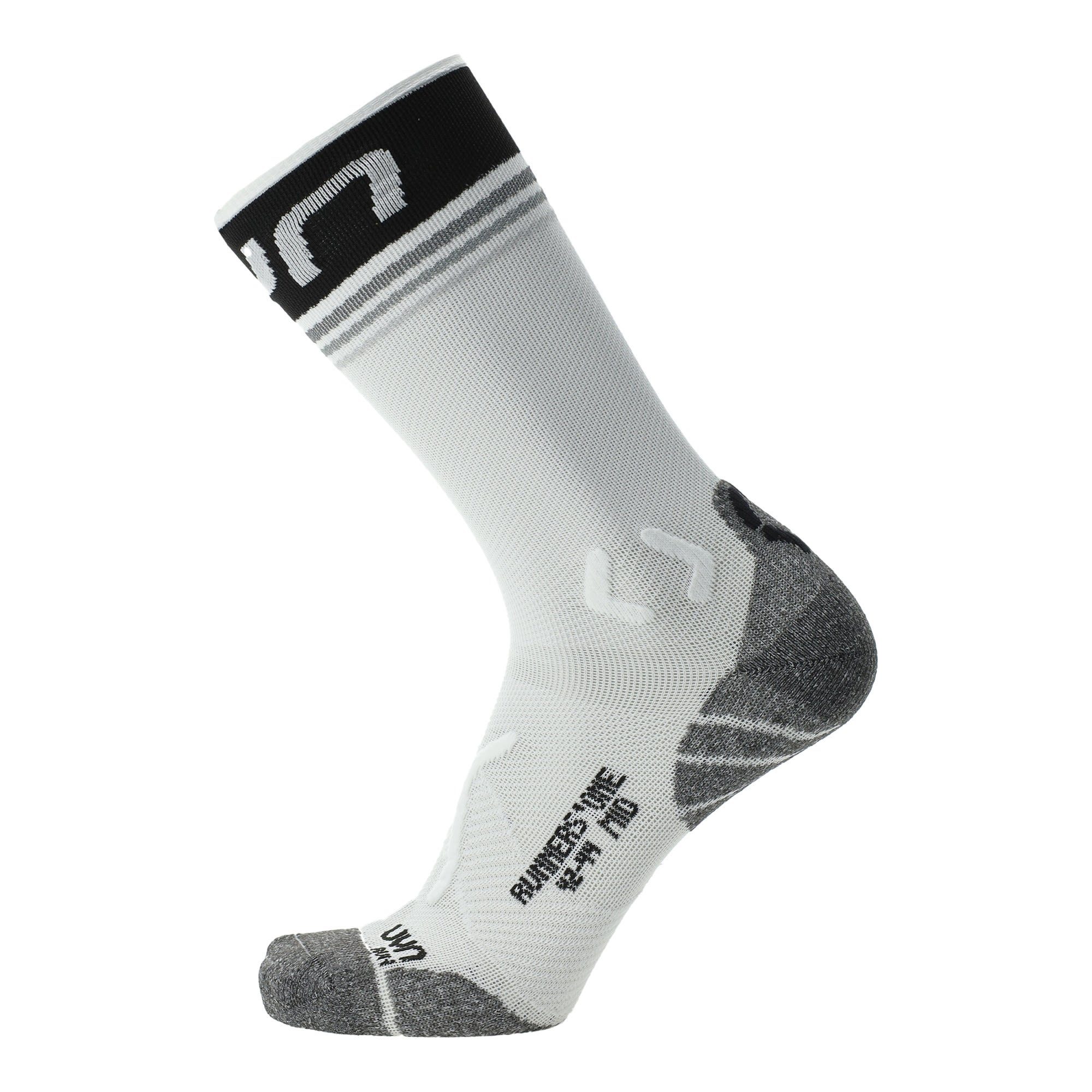 UYN Thermosocken Uyn M Runners One Mid Socks Herren White - Black | Thermosocken
