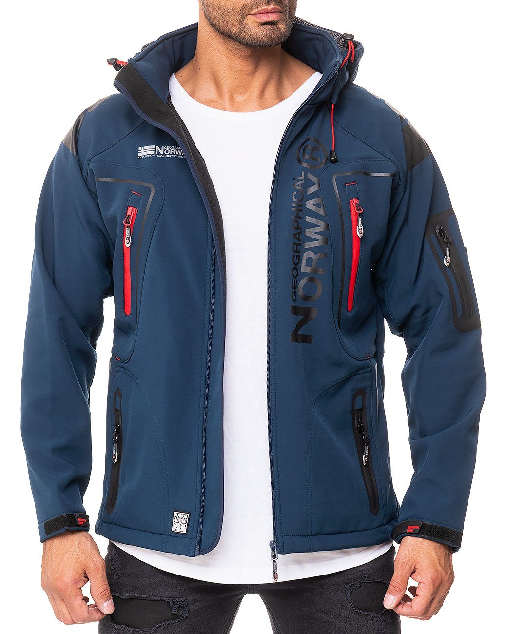 Geographical Norway Softshelljacke Herren Outdoor Jacke batechno navy XS (1-St)