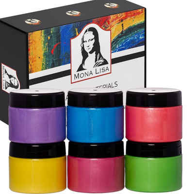 SÜDOR Acrylfarbe Acrylfarben Set Metallic Effekt 6x125 ml (750ml)