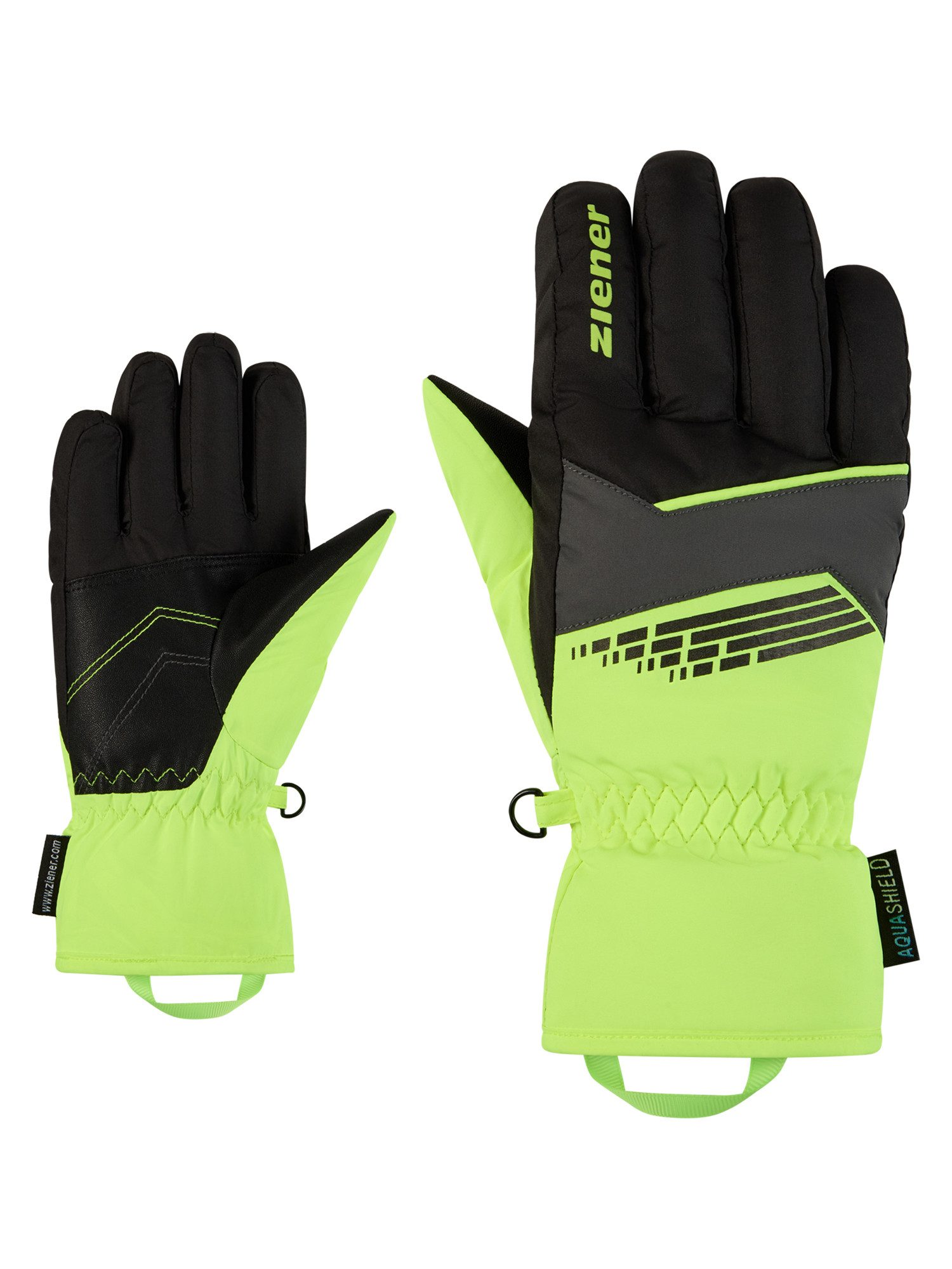 Ziener Skihandschuhe LAVIVI-Z AQUASHIELD® JUNIOR warm, wasserdicht, winddicht, atmungsaktiv