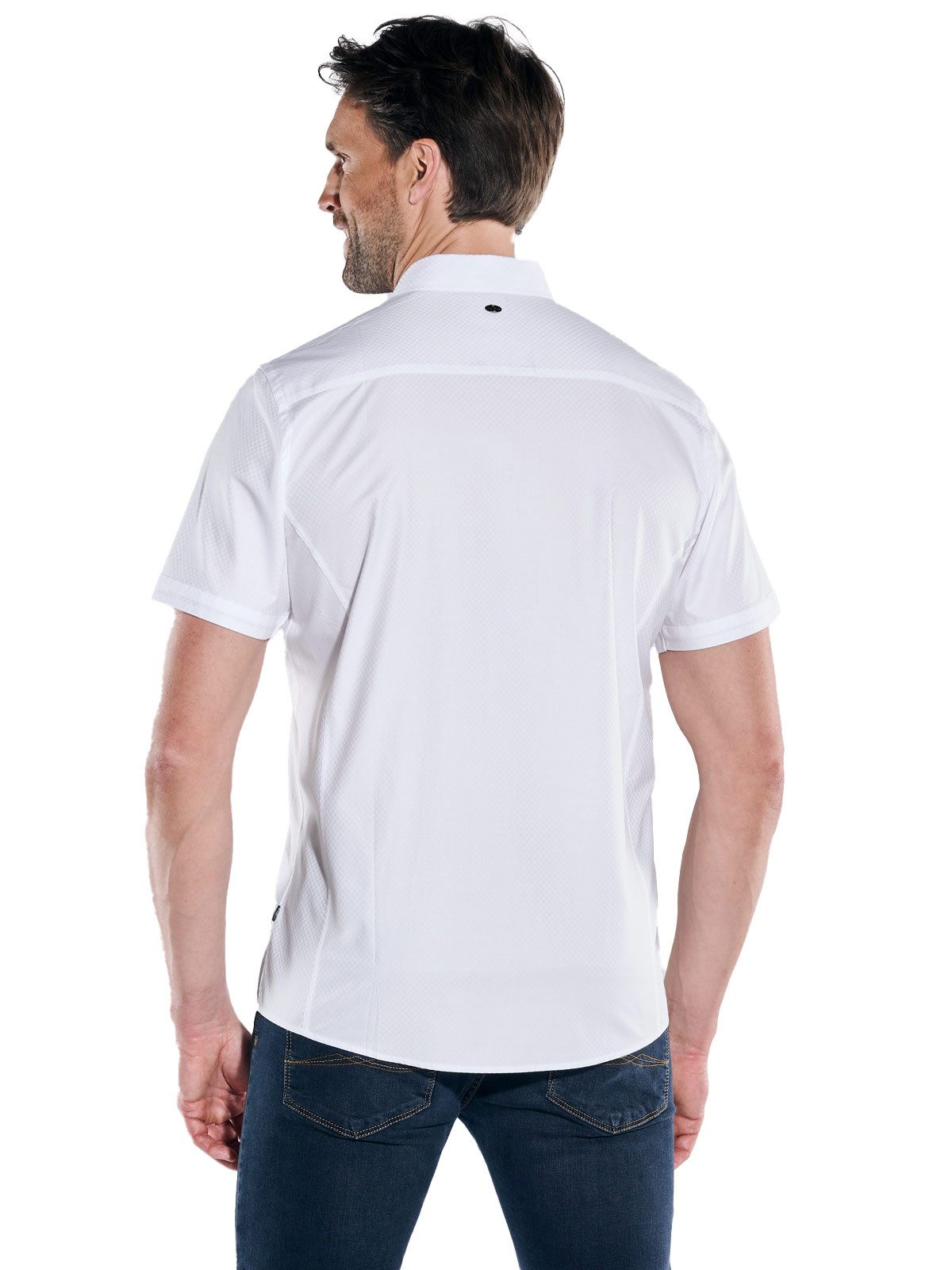 Engbers Kurzarmhemd Herren Kurzarm-Hemd "My Favorite", Reinweiss günstig online kaufen