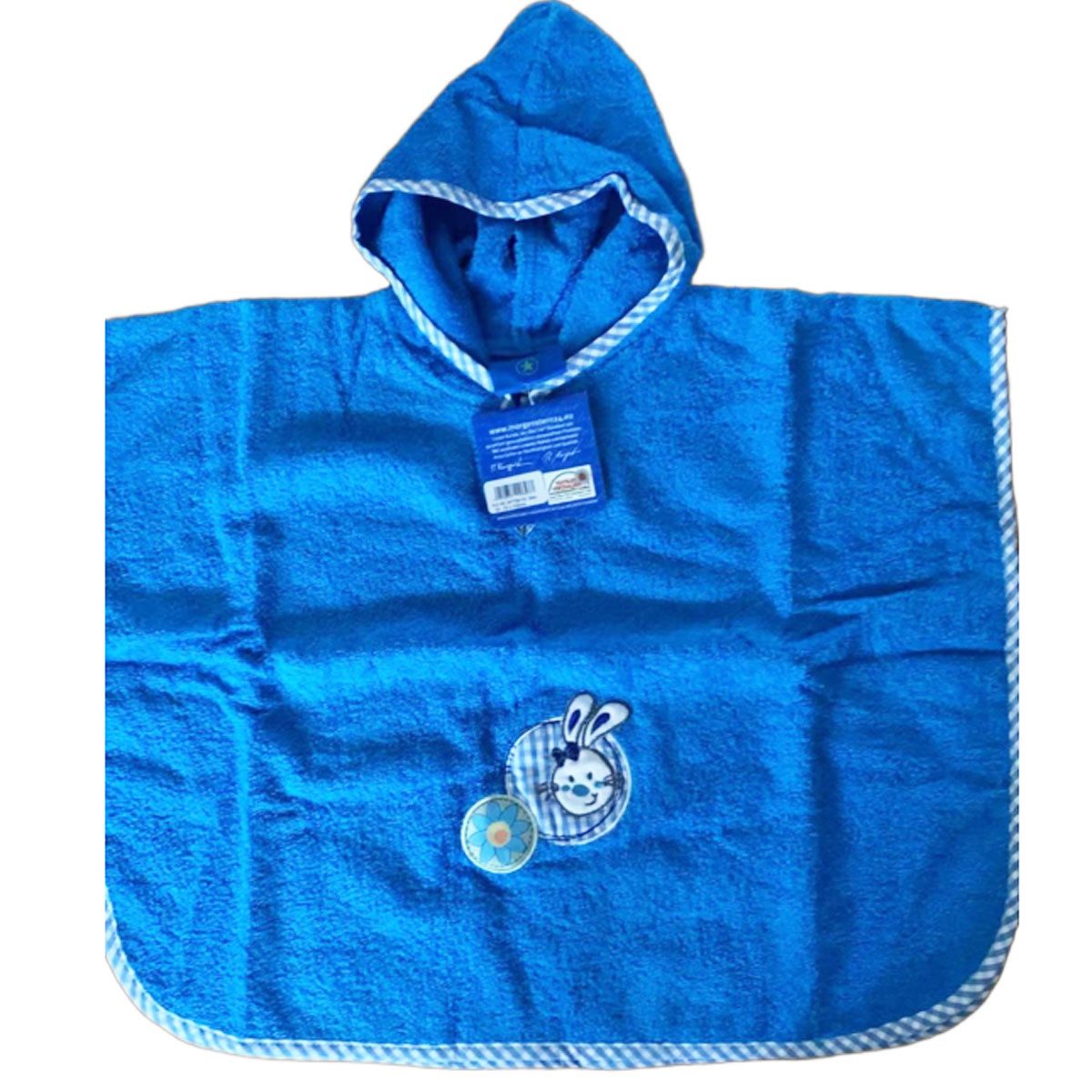 Morgenstern Badetücher Morgenstern Kinder Badeponcho aus 100 % Baumwolle Hase