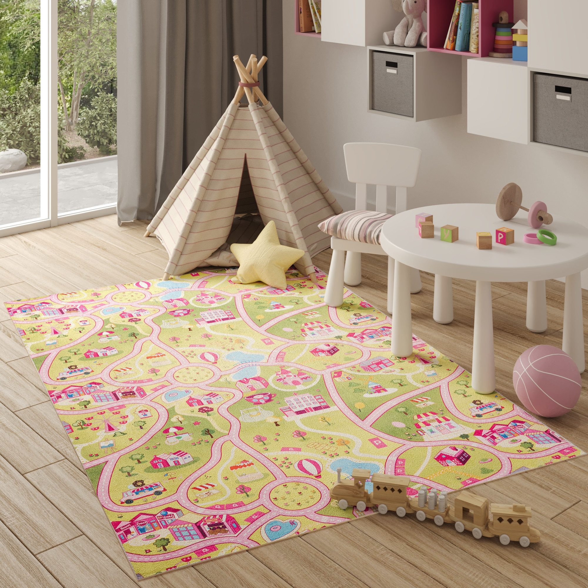 Tapiso Teppich FLANNEL, rechteckig, Höhe: 7 günstig online kaufen