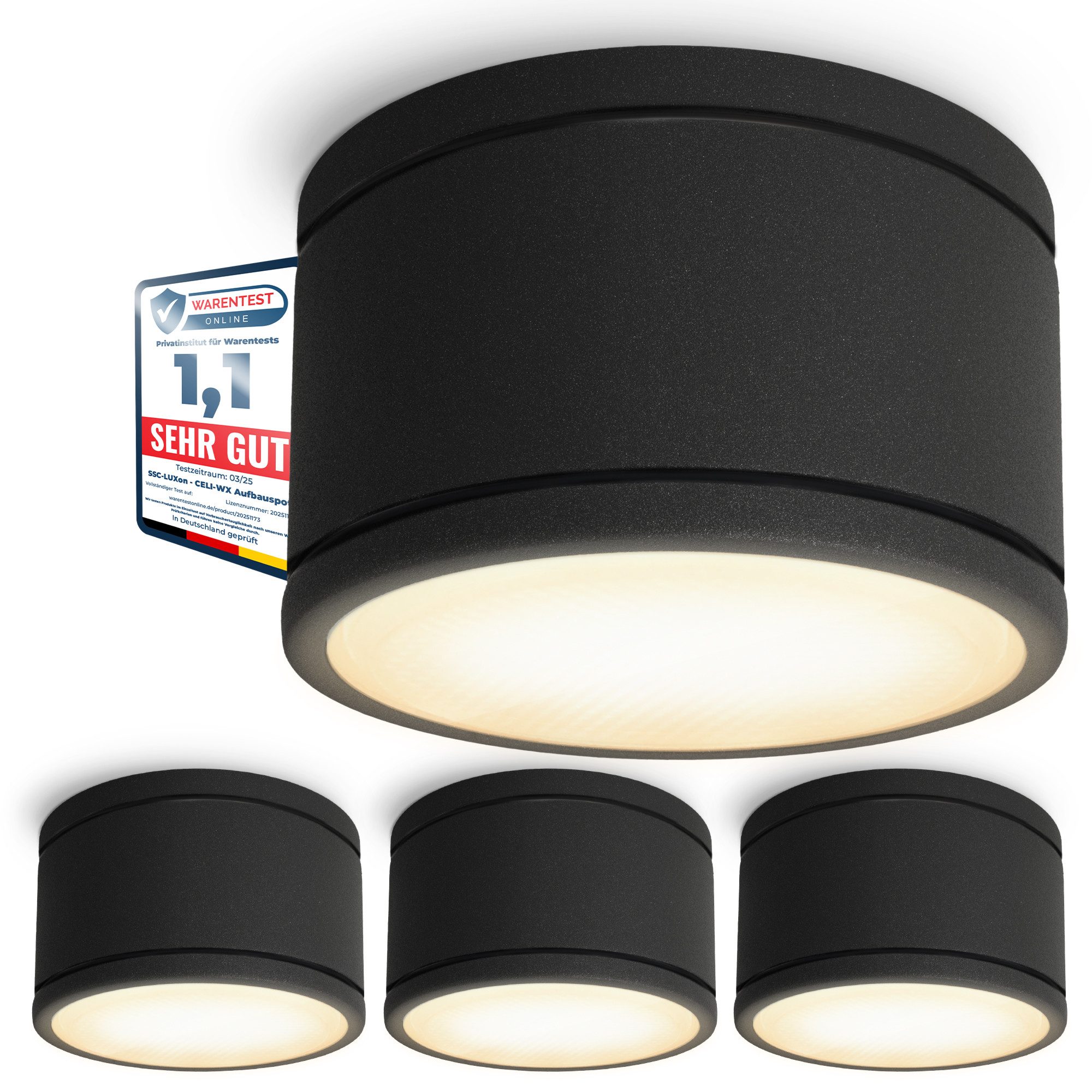 SSC-LUXon LED Außen-Deckenleuchte CELI-WX Bad Aufbaustrahler günstig online kaufen
