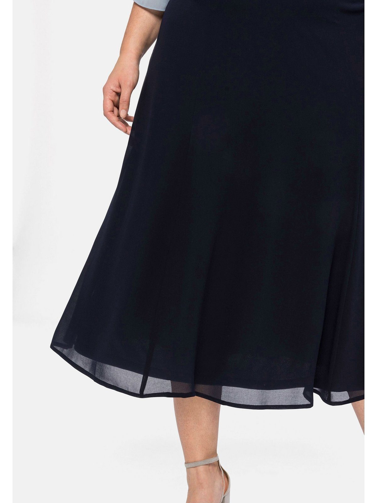 Sheego Sommerrock Große Größen in leicht ausgestellter Form