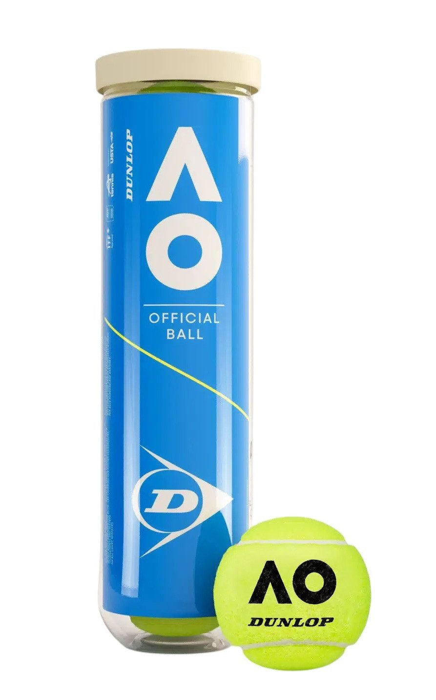 Tennisball Australian Open Dose 4er
