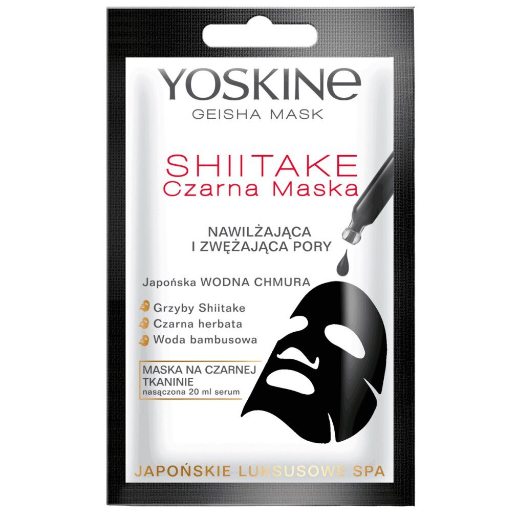 Yoskine Körperpflegemittel, Geisha, porenminimierende Tuchmaske, Gesicht, 20 ml