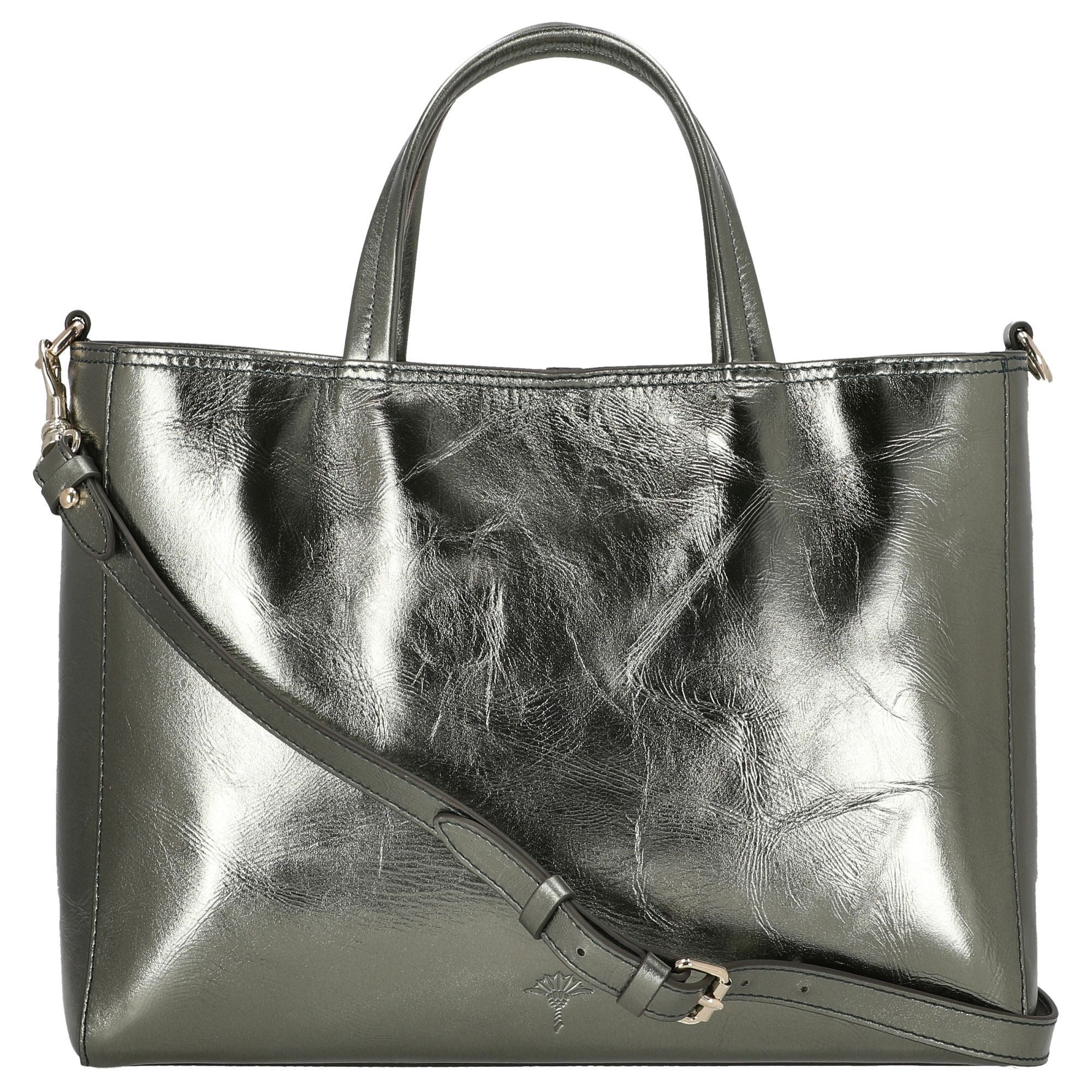 JOOP! Clutch Metallico Elea - Henkeltasche 35 cm (burnt olive)