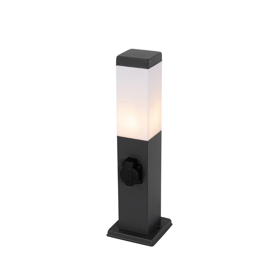 Qazqa Außen-Stehlampe Malios, ohne Leuchtmittel, E27, günstig online kaufen