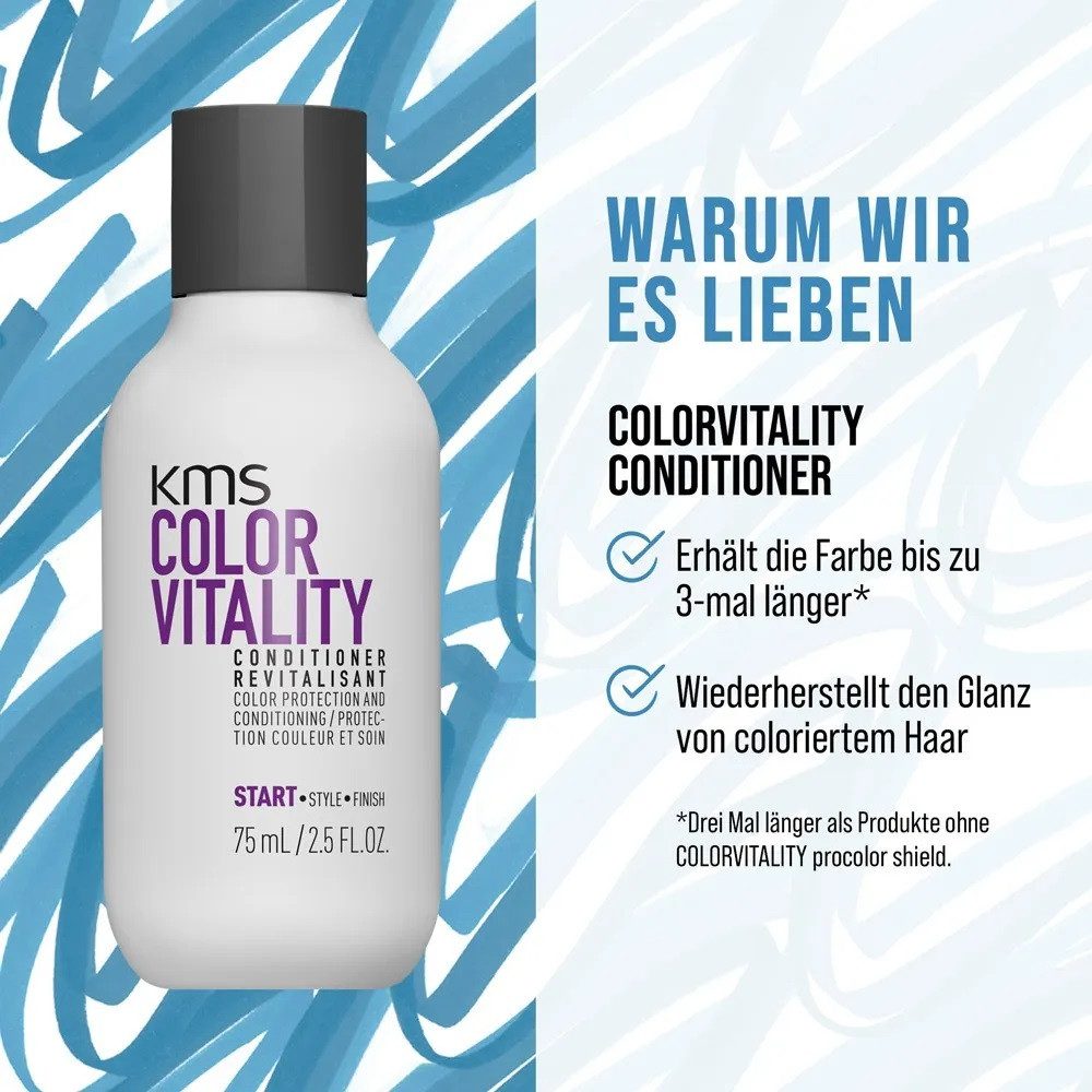 KMS COLORVITALITY Conditioner – Pflegende Spülung Für Gefärbtes Haar, 250 Ml