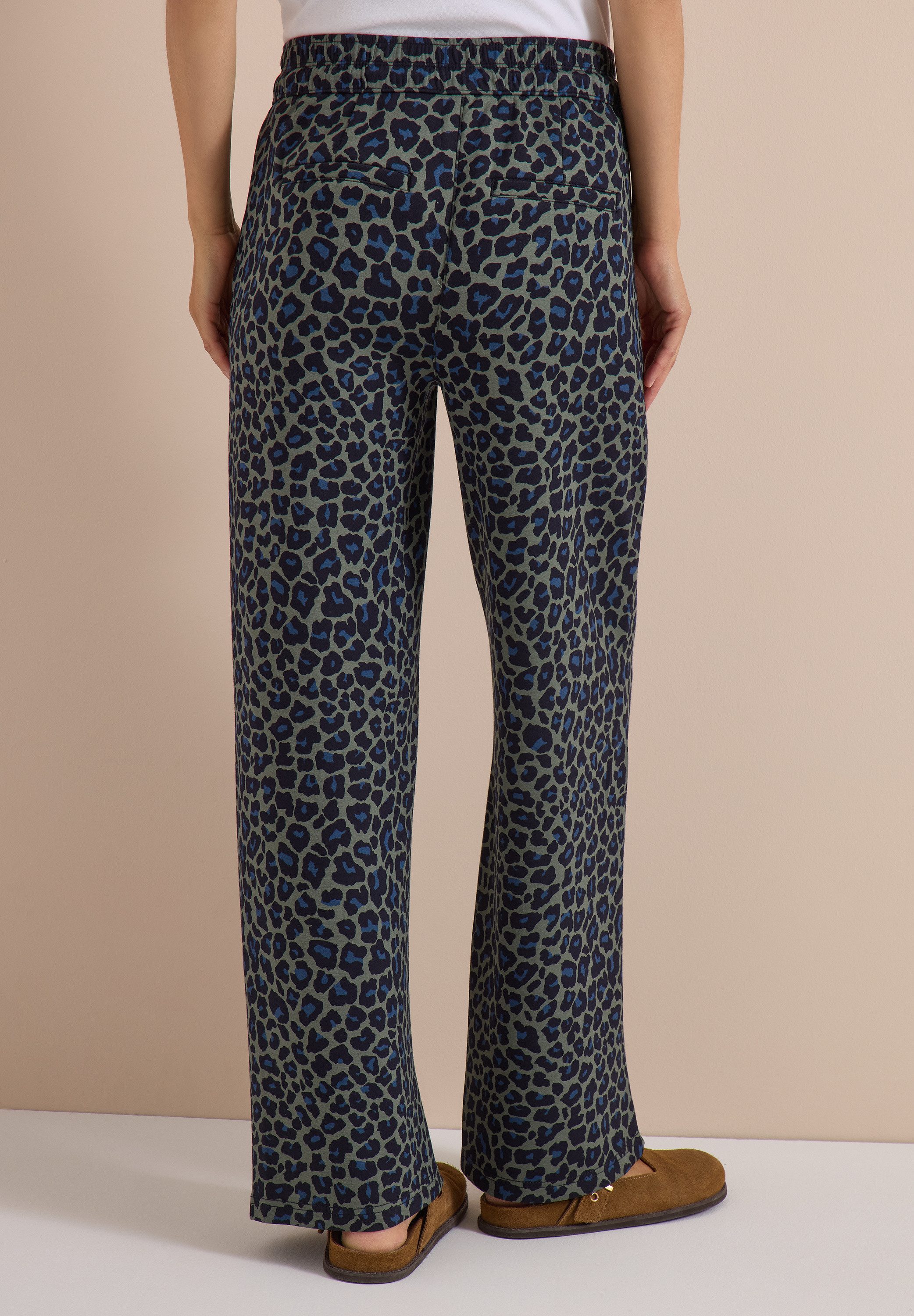 CECIL Stoffhose softer Materialmix