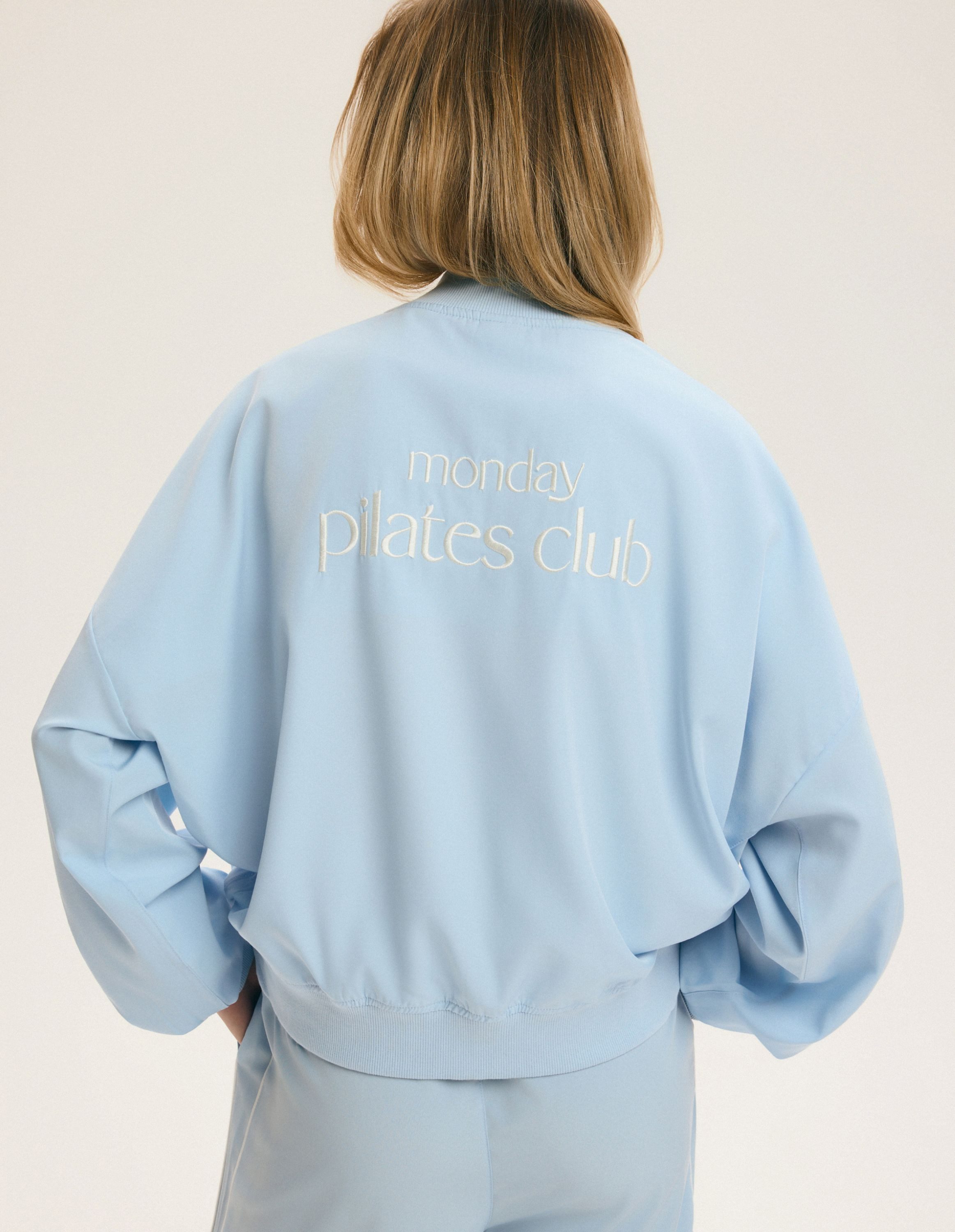 ESOTIQ Sweatjacke Sweatjacke Vitality, Oversize, mit Reißverschluss und Stehkragen