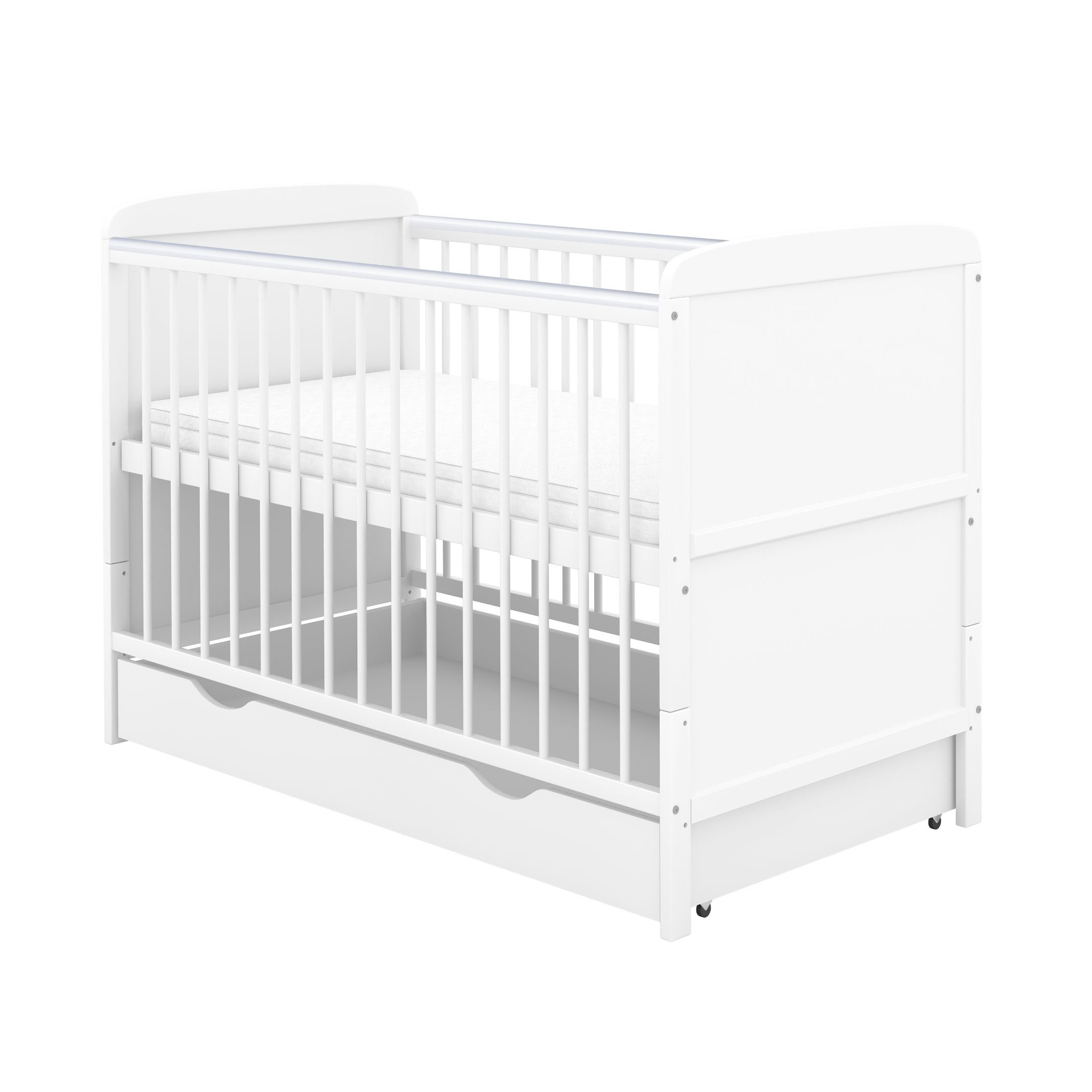 Baby-Delux Babybett Natalie Bettkasten, Kinderbett Gitterbett günstig online kaufen