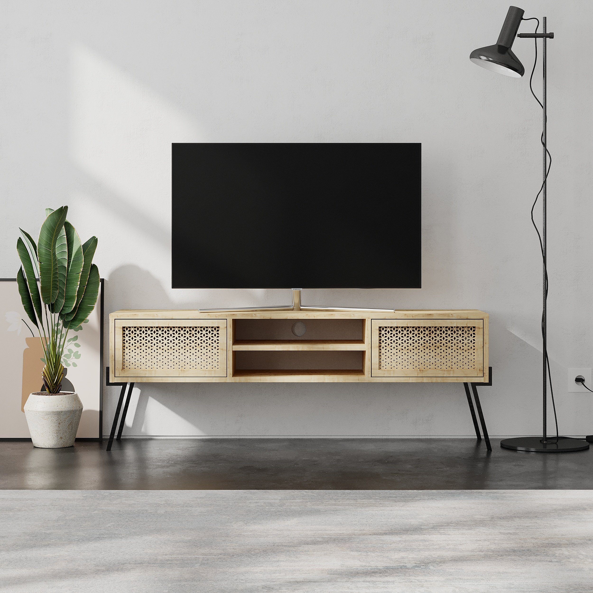 Decortie TV-Schrank Naive Moderner TV-Schrank Multimedia-Center,35,6 günstig online kaufen