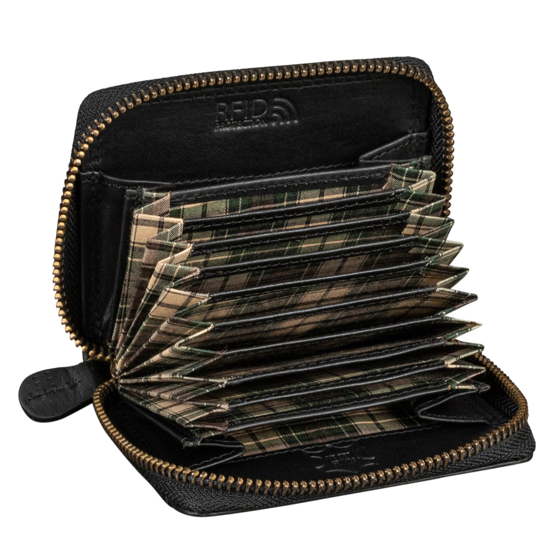 Benthill Kartenetui Echt Leder Kartenbörse für Kreditkarten RFID Karten Gel günstig online kaufen