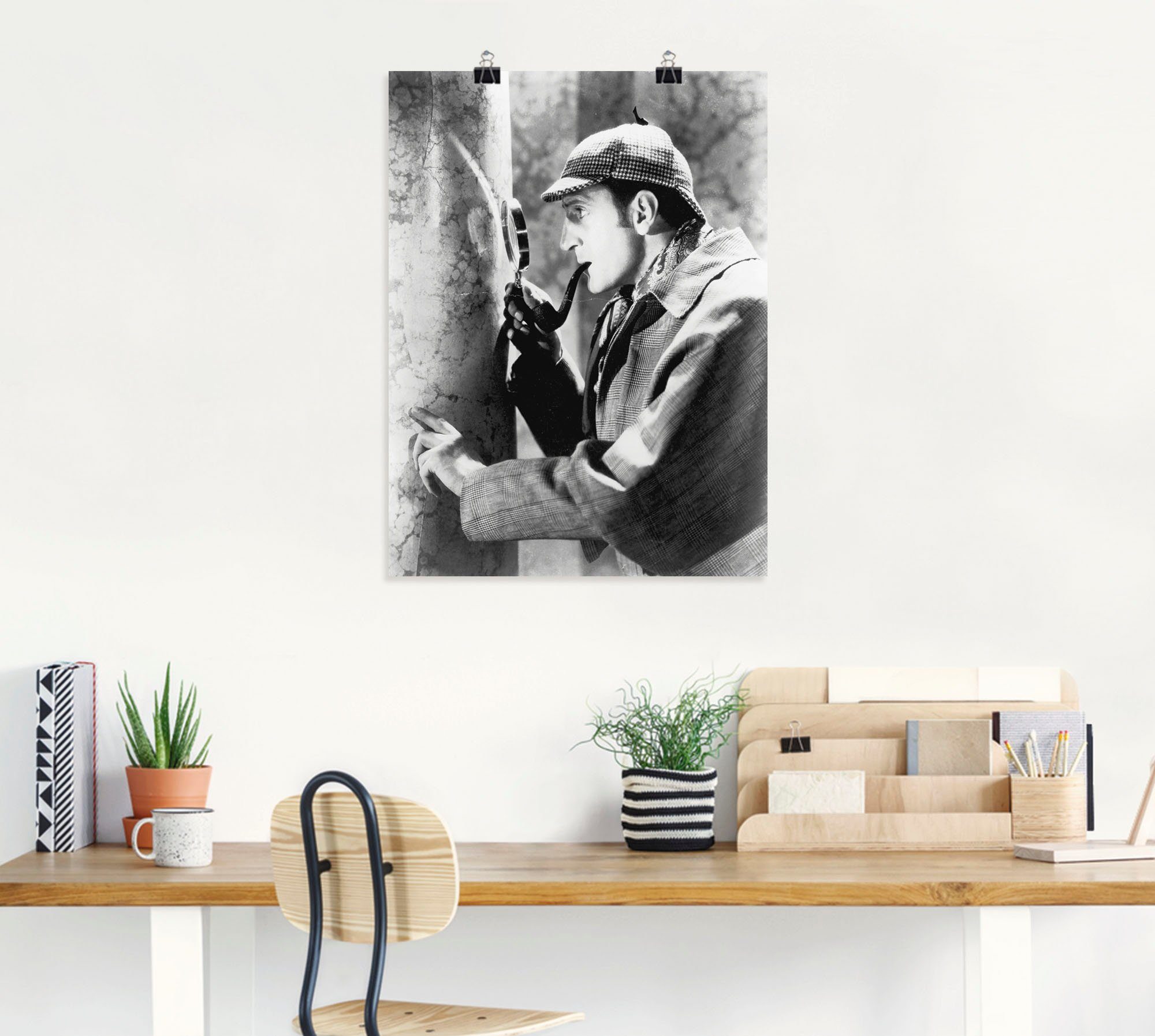 Artland Wandbild Sherlock Holmes 1939, Film (1 St), als Leinwandbild, Poster in verschied. Größen