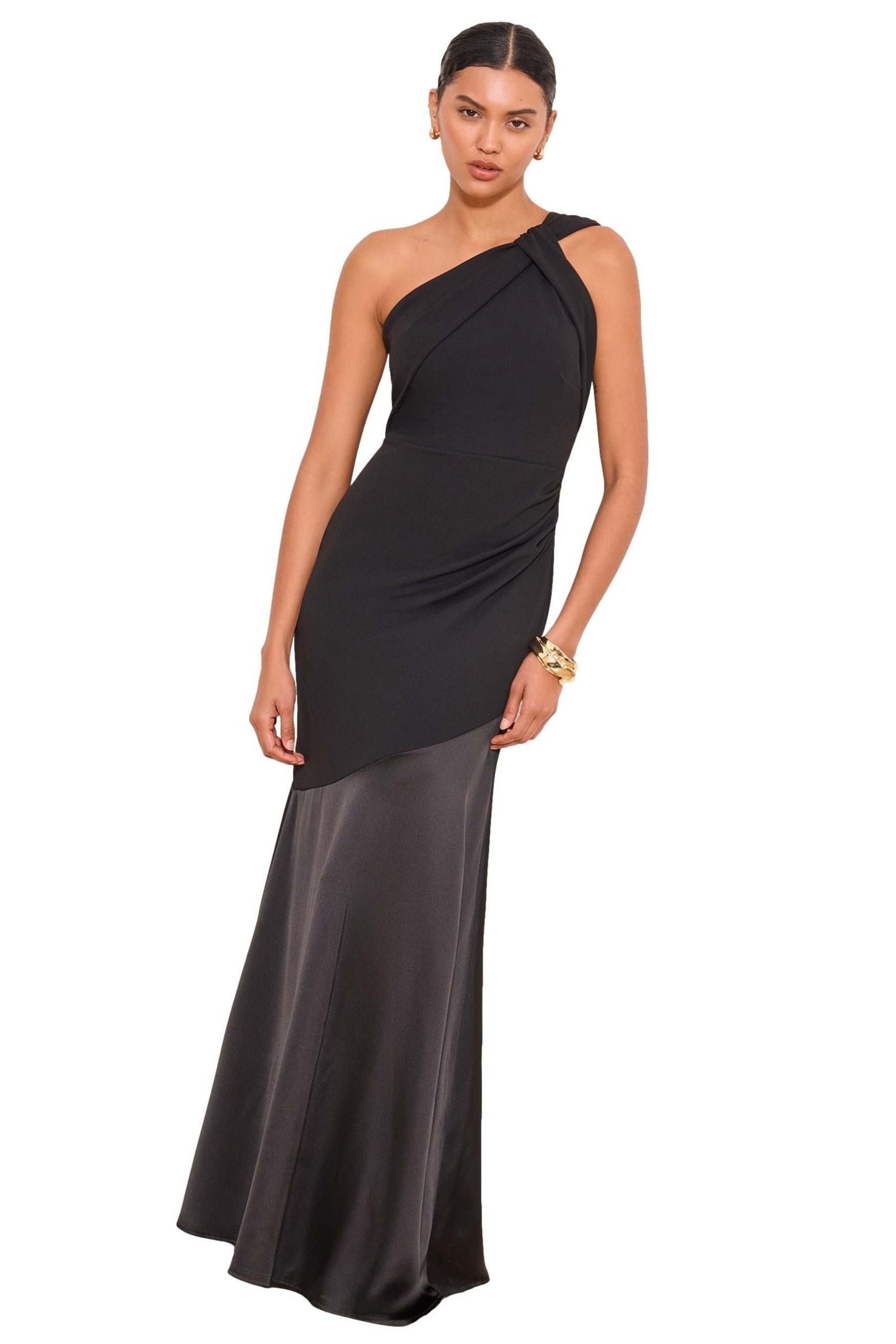 LIPSY Satinkleid Lipsy Maxi-Brautjungfernkleid aus Satin, Regular (1-tlg)