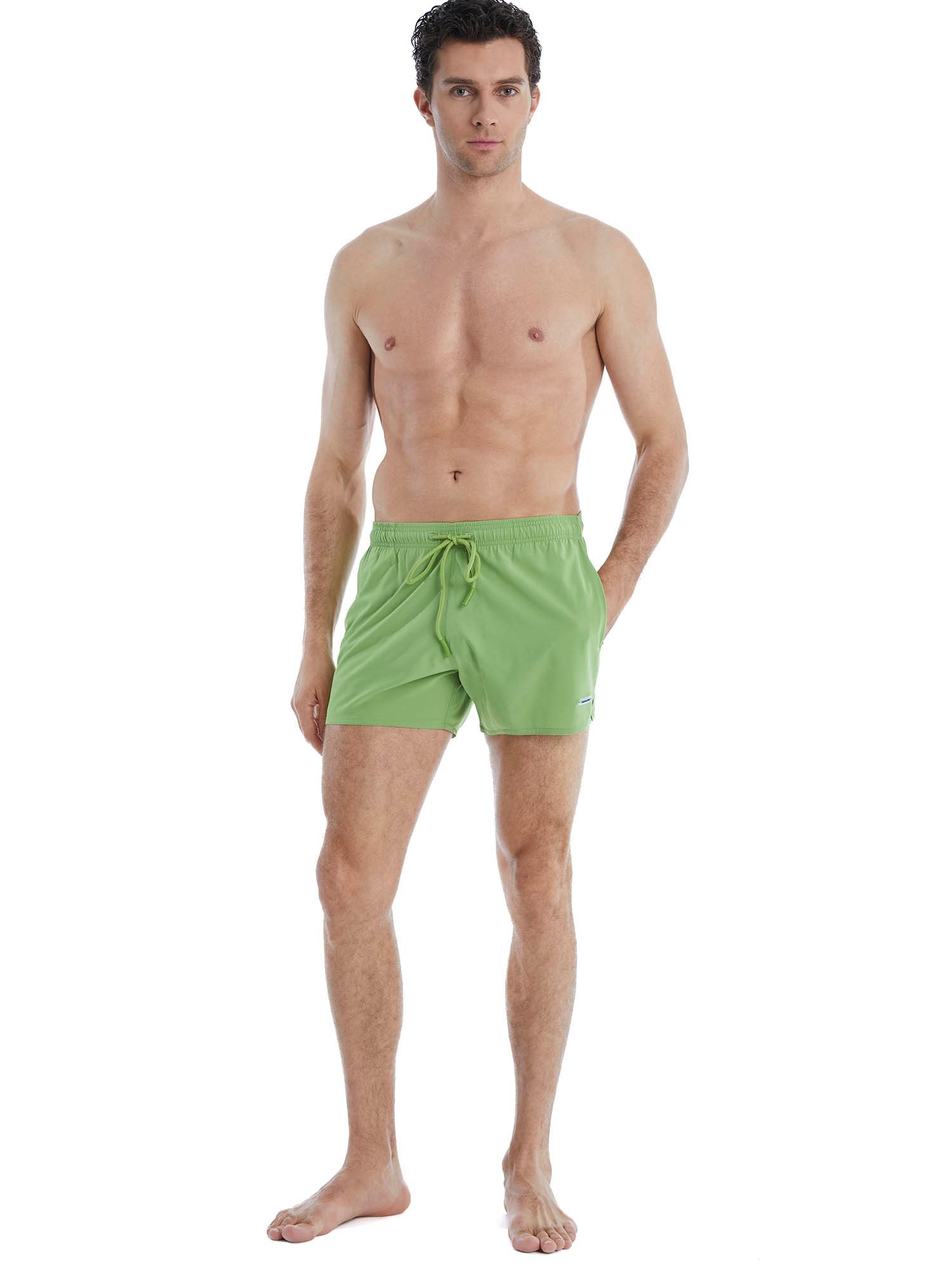 BlackSpade Badeshorts Short Uni mit kurzem Bein locker geschnittene Schwimmhose