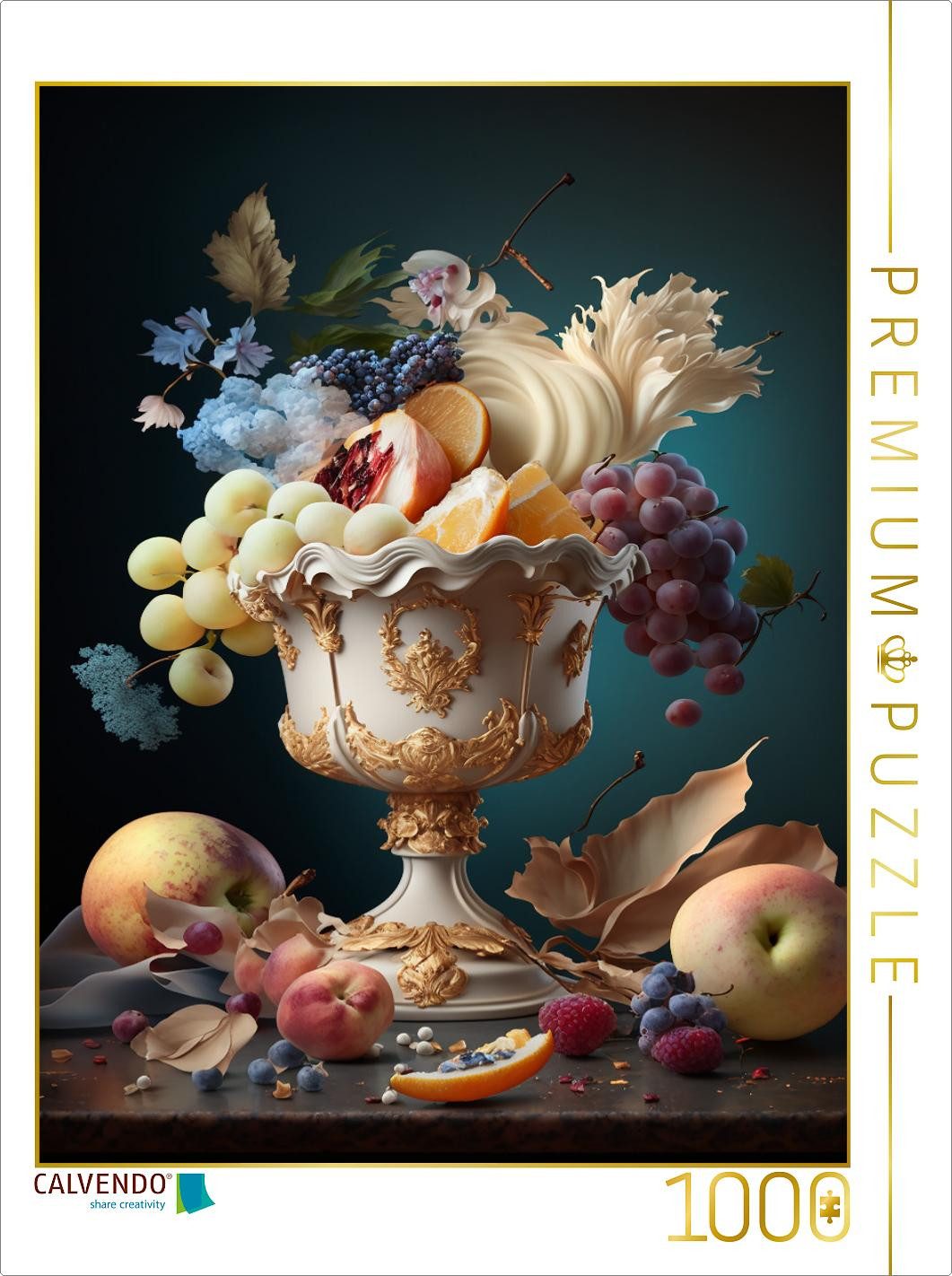 Puzzle CALVENDO Puzzle Beeren-Eskaskade, 1000 Teile Lege-Größe 64x48cm Foto-