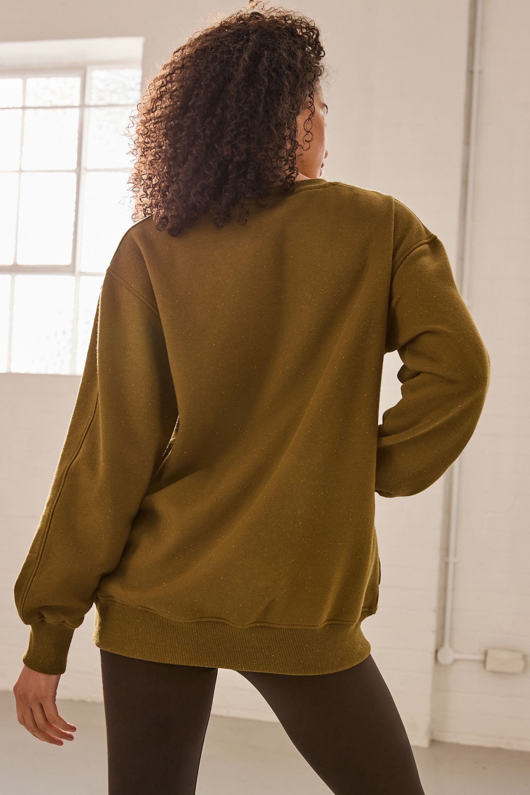 Next Sweater Relaxed Fit Langes Sweatshirt, Kurzgröße (1-tlg) günstig online kaufen