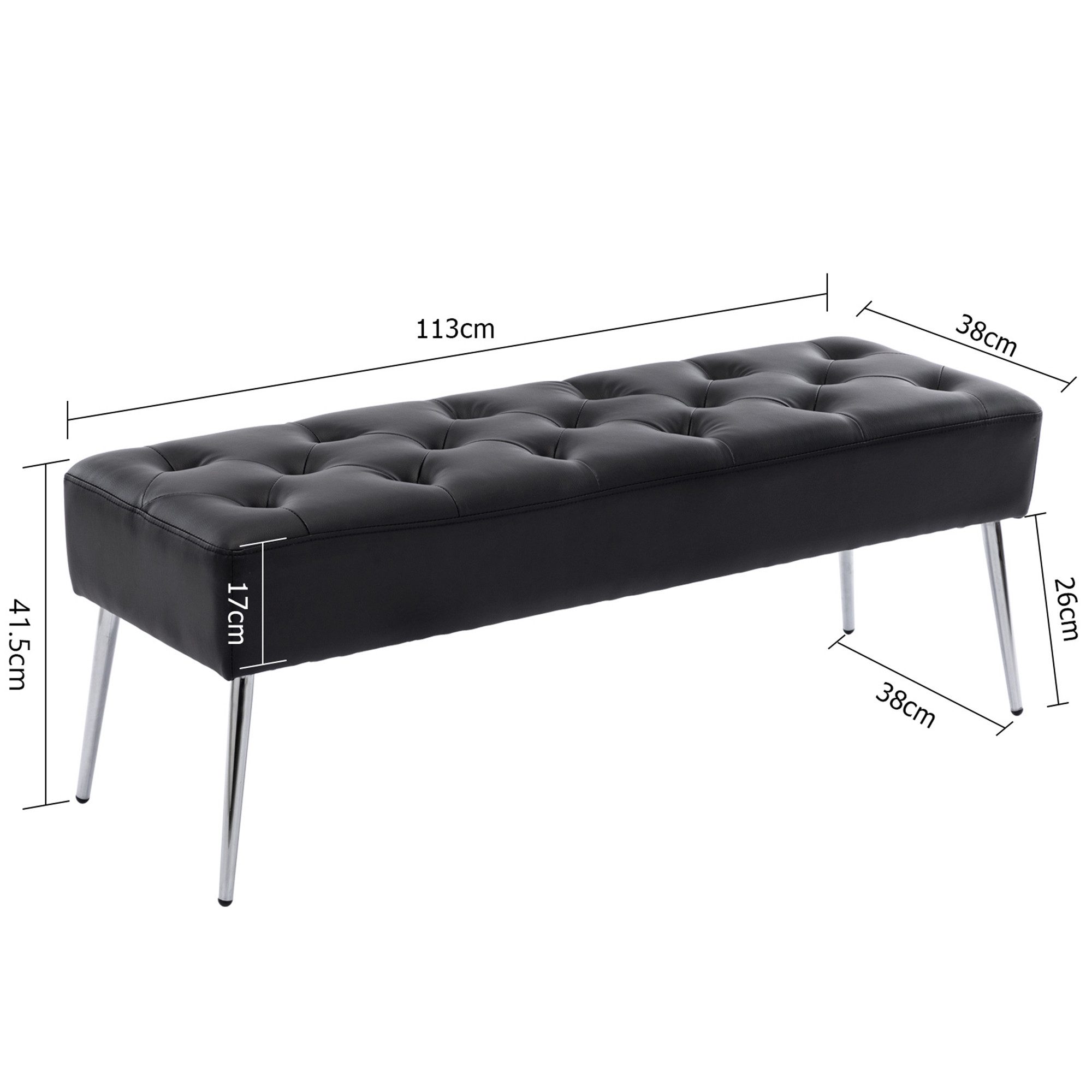 Duhome Sitzhocker (9130C), Sitzbank Polsterbank Sitzhocker günstig online kaufen