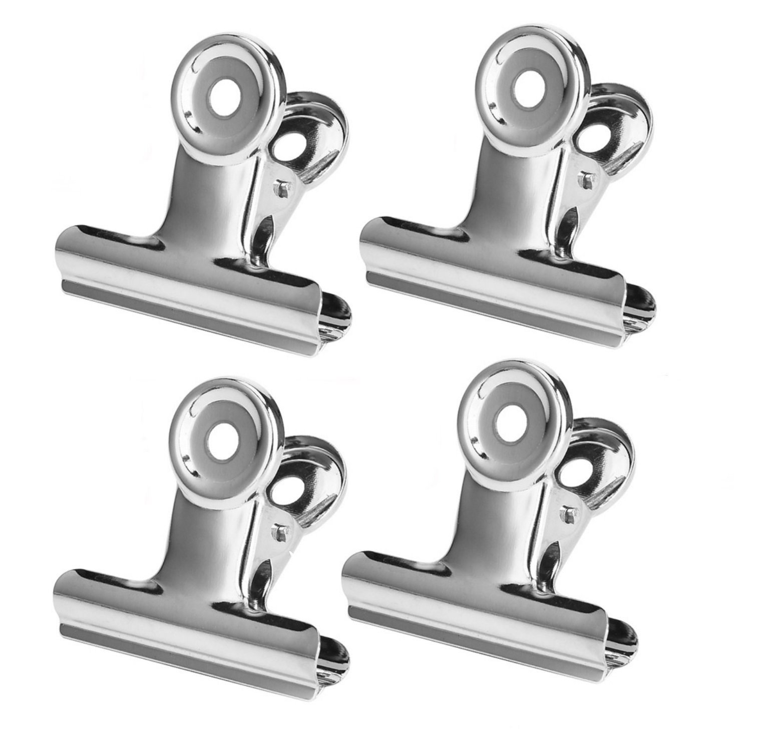 BAYLI Pizzaschneider 10 Stück kleine Verschlussclips Metall, 22mm Tüten Clips, Brief