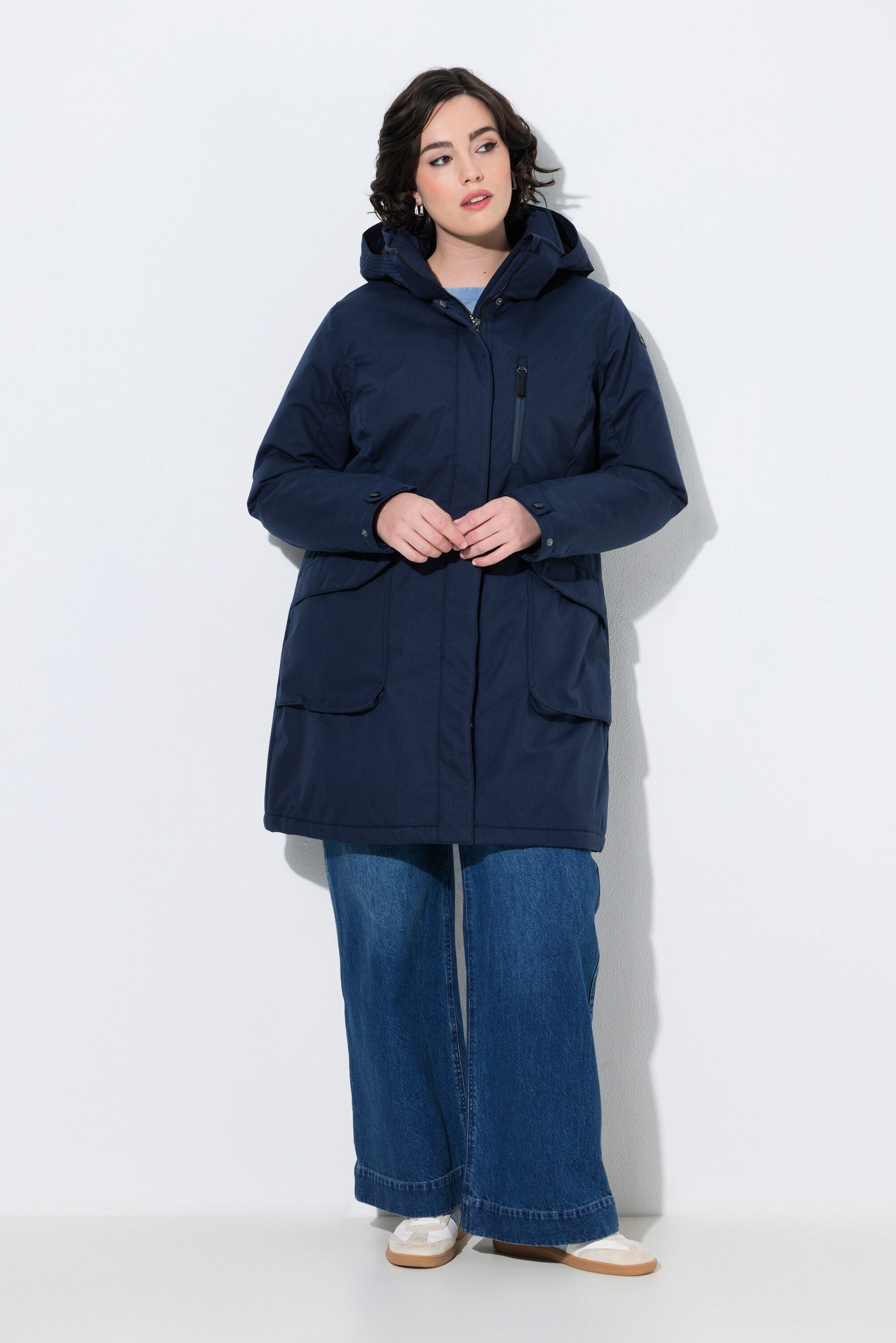 Parka HYPRAR Outdoor-Parka wasserdicht Kapuze wattiert