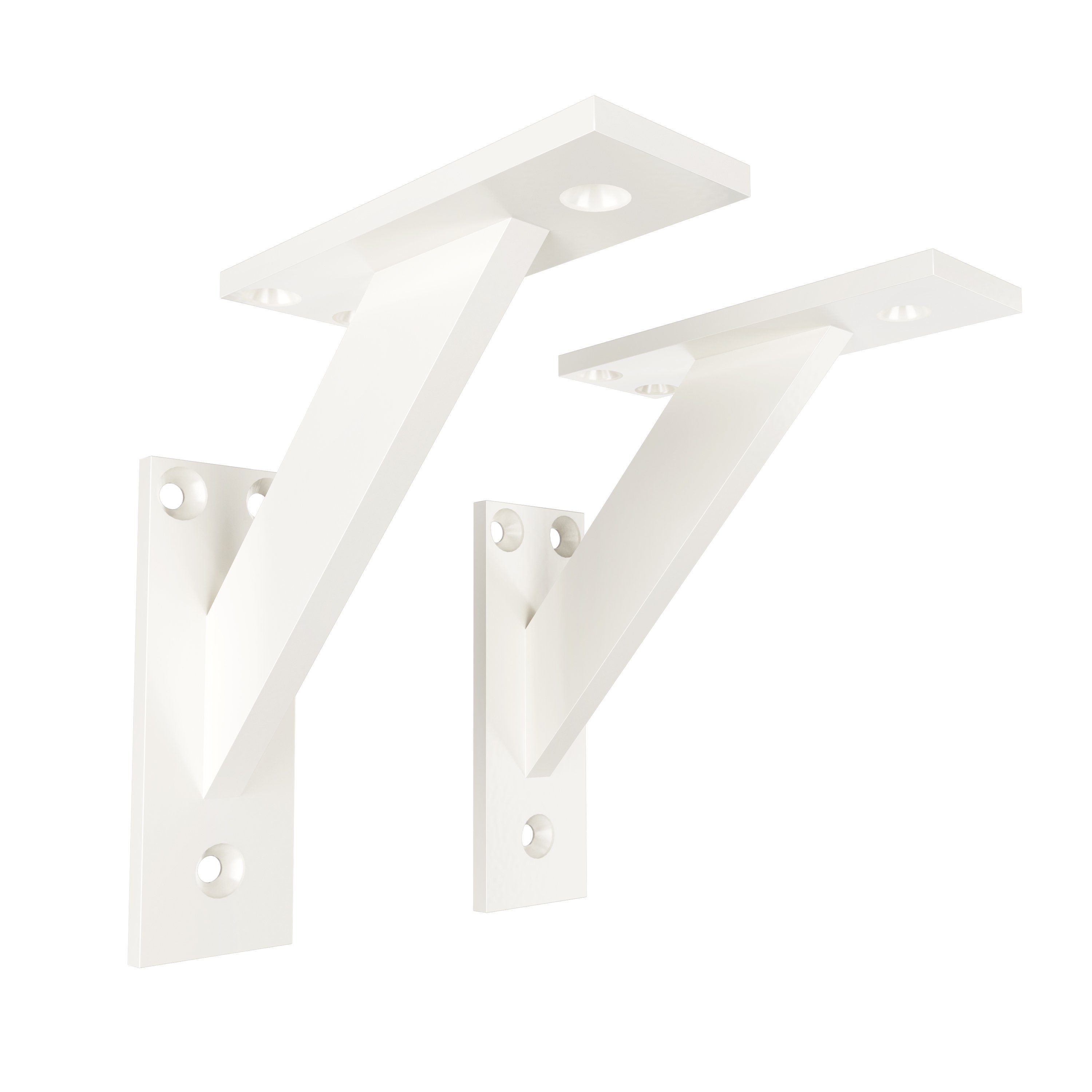 sossai® Wandregalhalter 2er Set FSHR Design günstig online kaufen