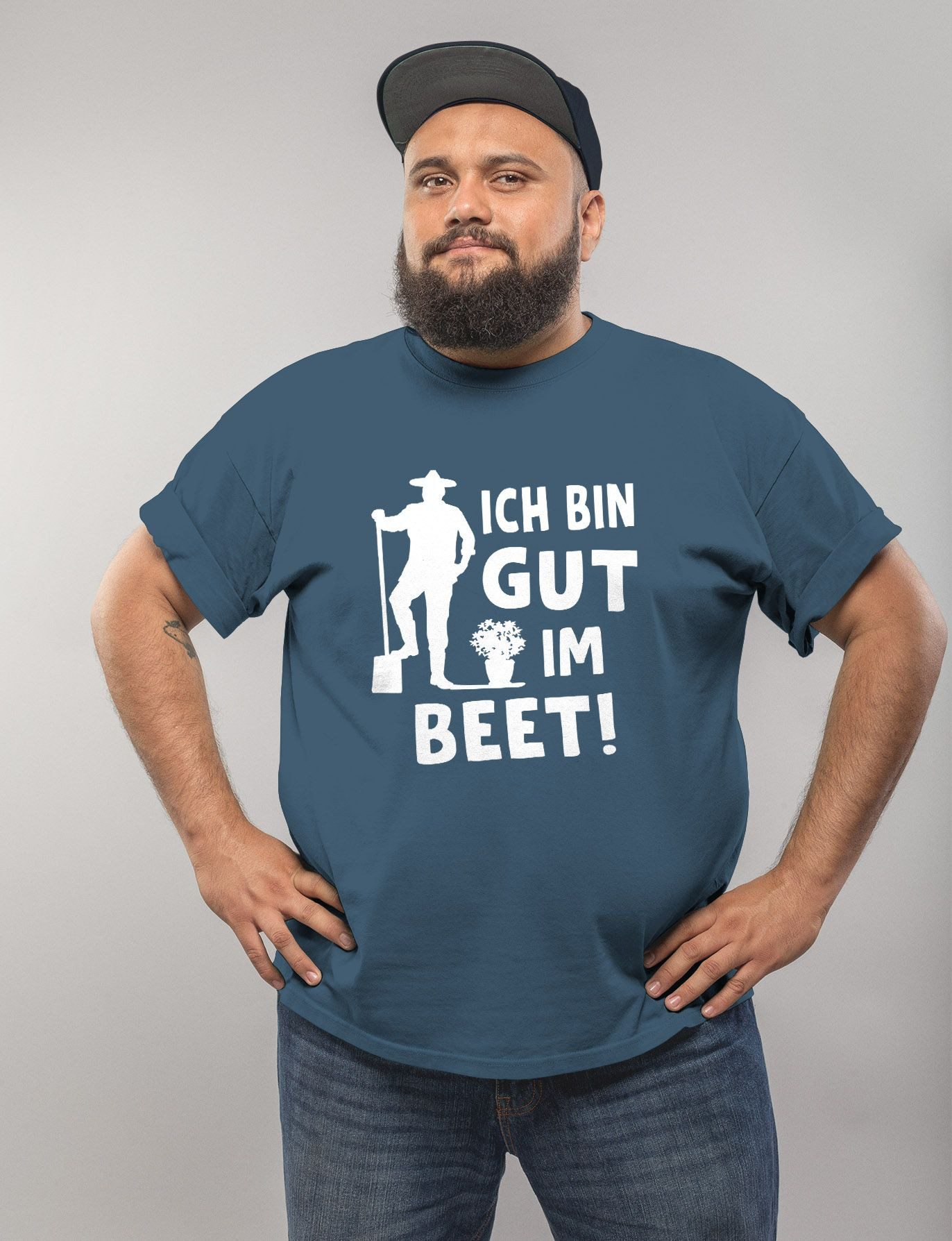 MoonWorks Print-Shirt Herren T-Shirt Ich bin günstig online kaufen