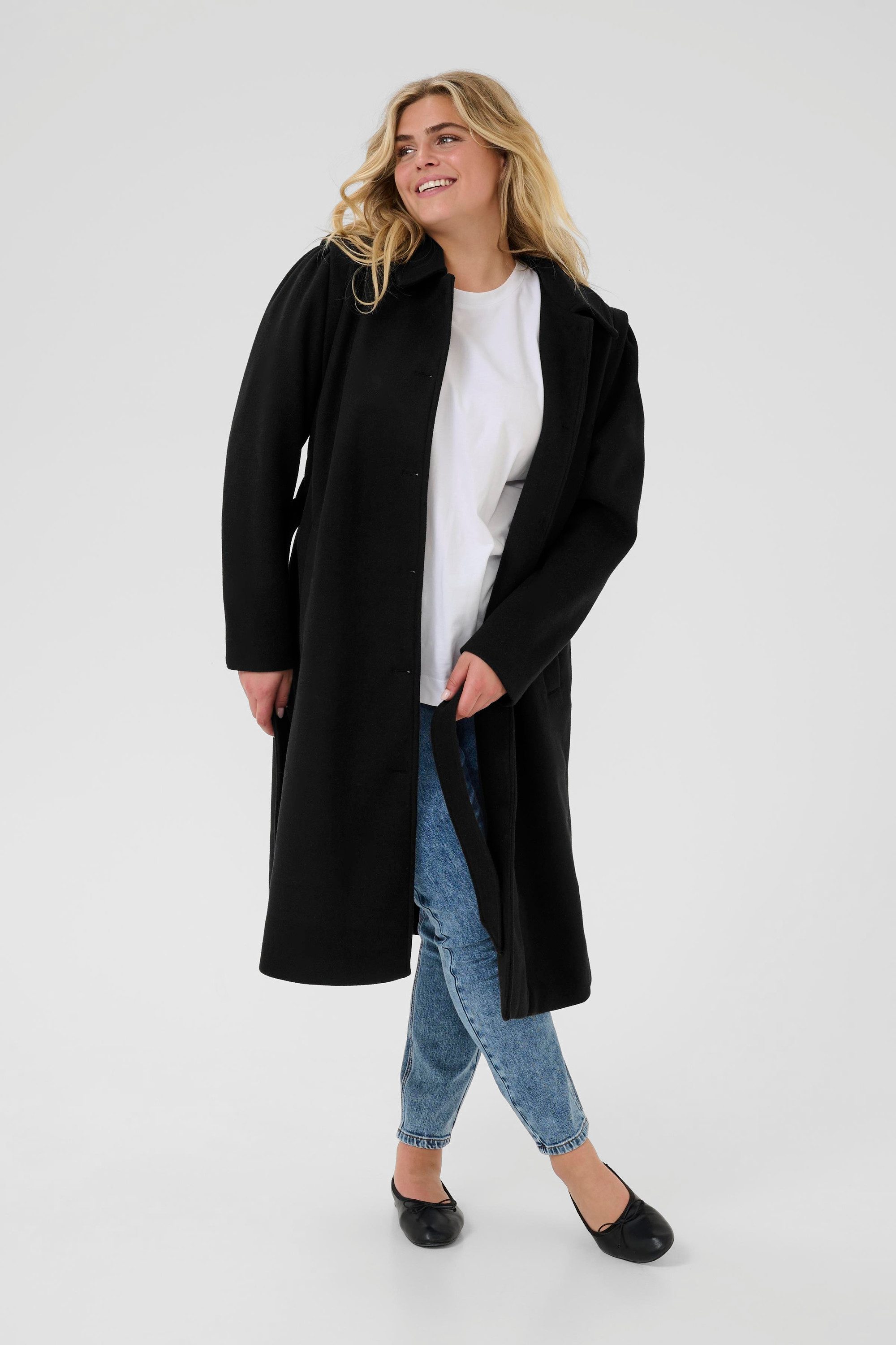 KAFFE Curve Wintermantel Jacke KCjulian Große Größen
