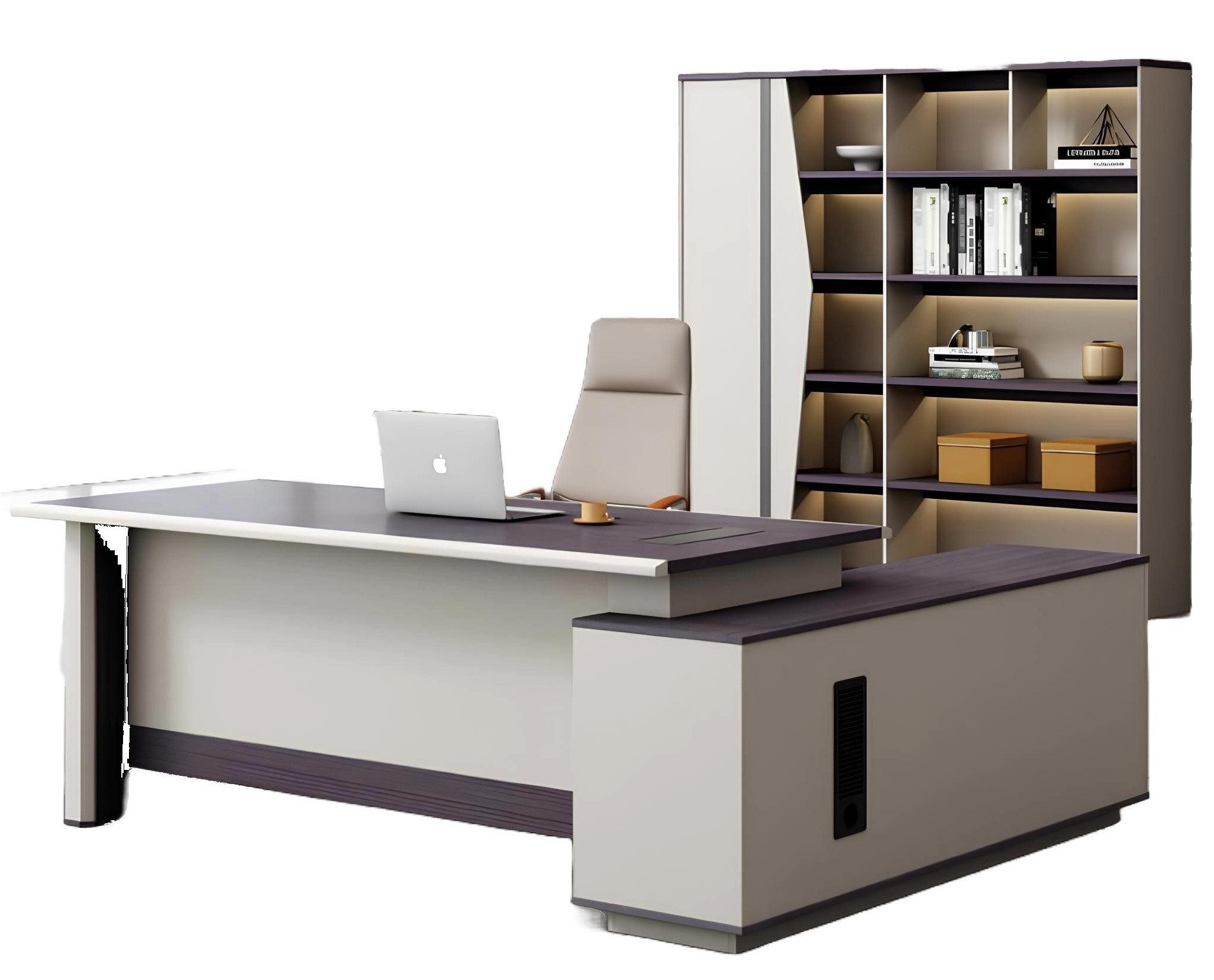 Eckschreibtisch Luxus Designer Arbeits Schreib Büro Tisch Möbel für Home Office