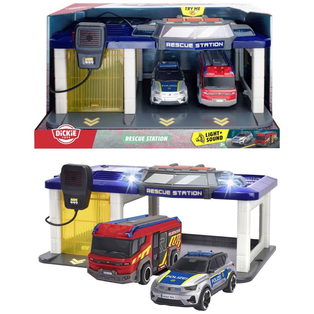 Dickie Toys Spielzeug-Polizei Rescue Station 203716026 günstig online kaufen