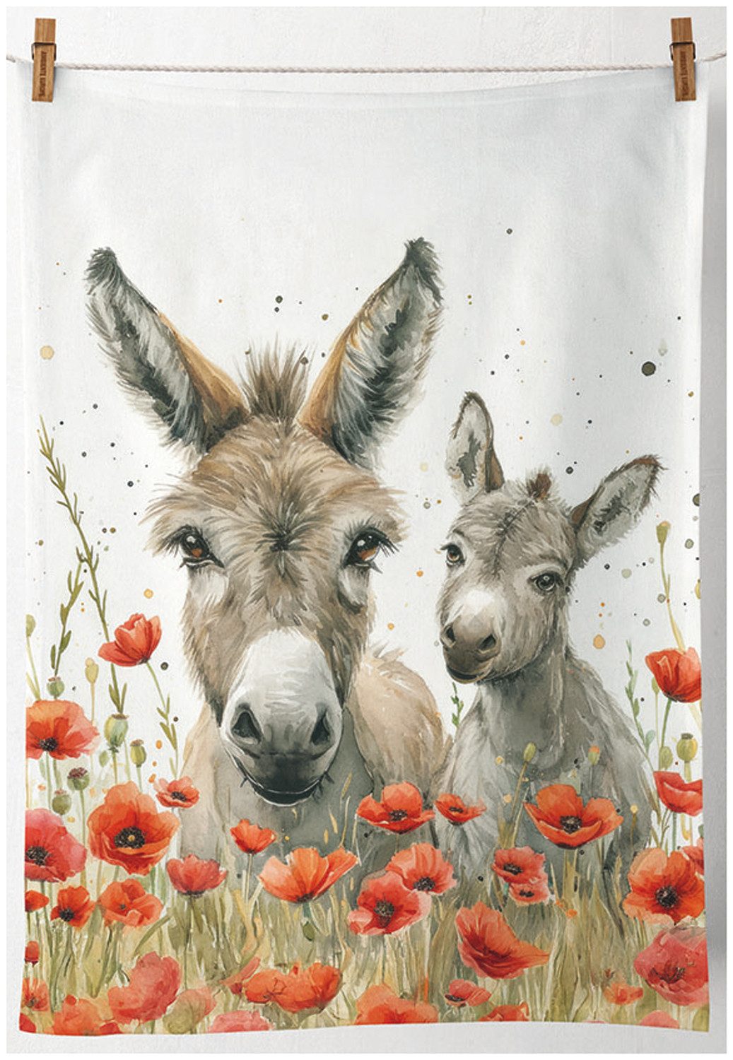 Ambiente® Geschirrtuch Lilly & Lou, (1-tlg., 1-teilig), Geschirrtücher ca.50x70cm Baumwolle