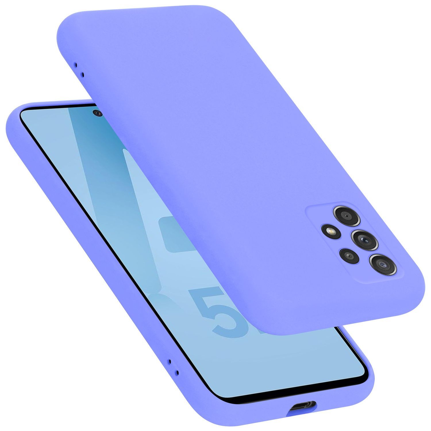 Cadorabo Handyhülle für Samsung Galaxy A52 (4G / 5G) / A52s Hülle Samsung Galaxy A52 (4G / 5G) / A52s, Flexible Hülle TPU Silikon Schutzhülle Back Cover Case