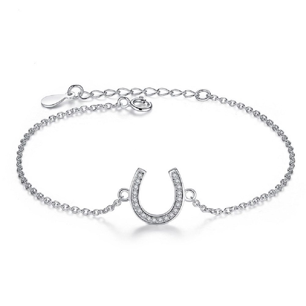 PANDACHARMS Silberarmband Armkettchen mit Hufeisen, 925 günstig online kaufen