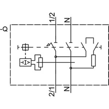 SIEMENS Schalter Siemens 5SV13167KK13 FI-Schutzschalter/Leitungsschutzschalter 2poli