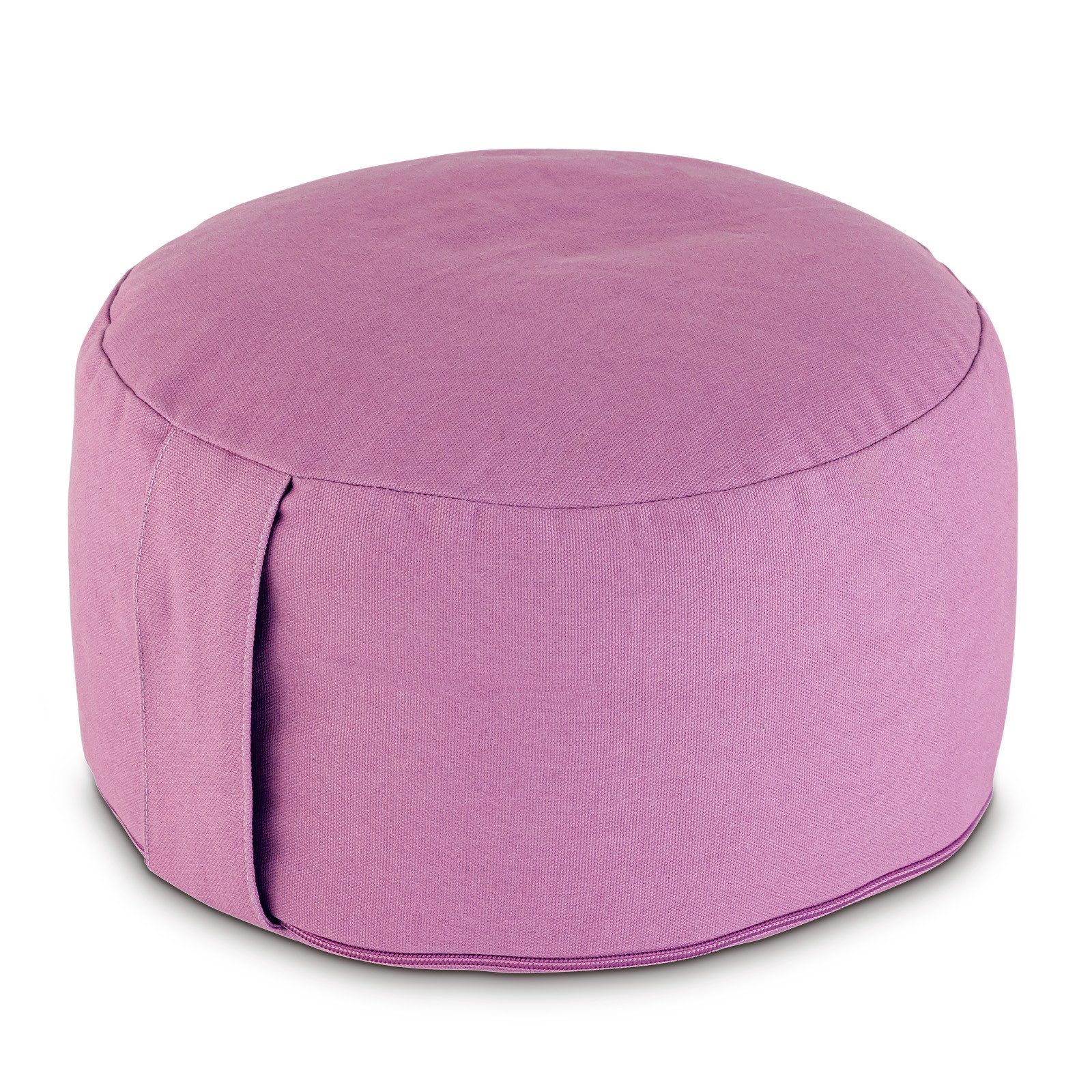 Amagohome Yogakissen Yogakissen Meditationskissen Augenkissen Sitzkissen rund ø31xH20cm Bez