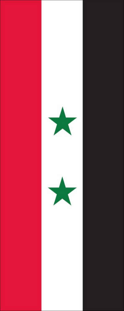 flaggenmeer Flagge Flagge Syrien 110 g/m² Hochformat
