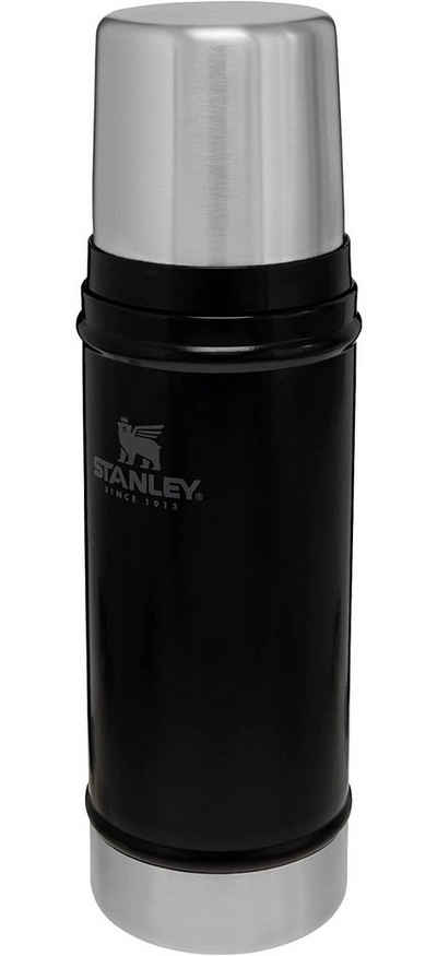 STANLEY Isolierflasche Classic, Vakuum Trinkflasche 0,47L, schwarz