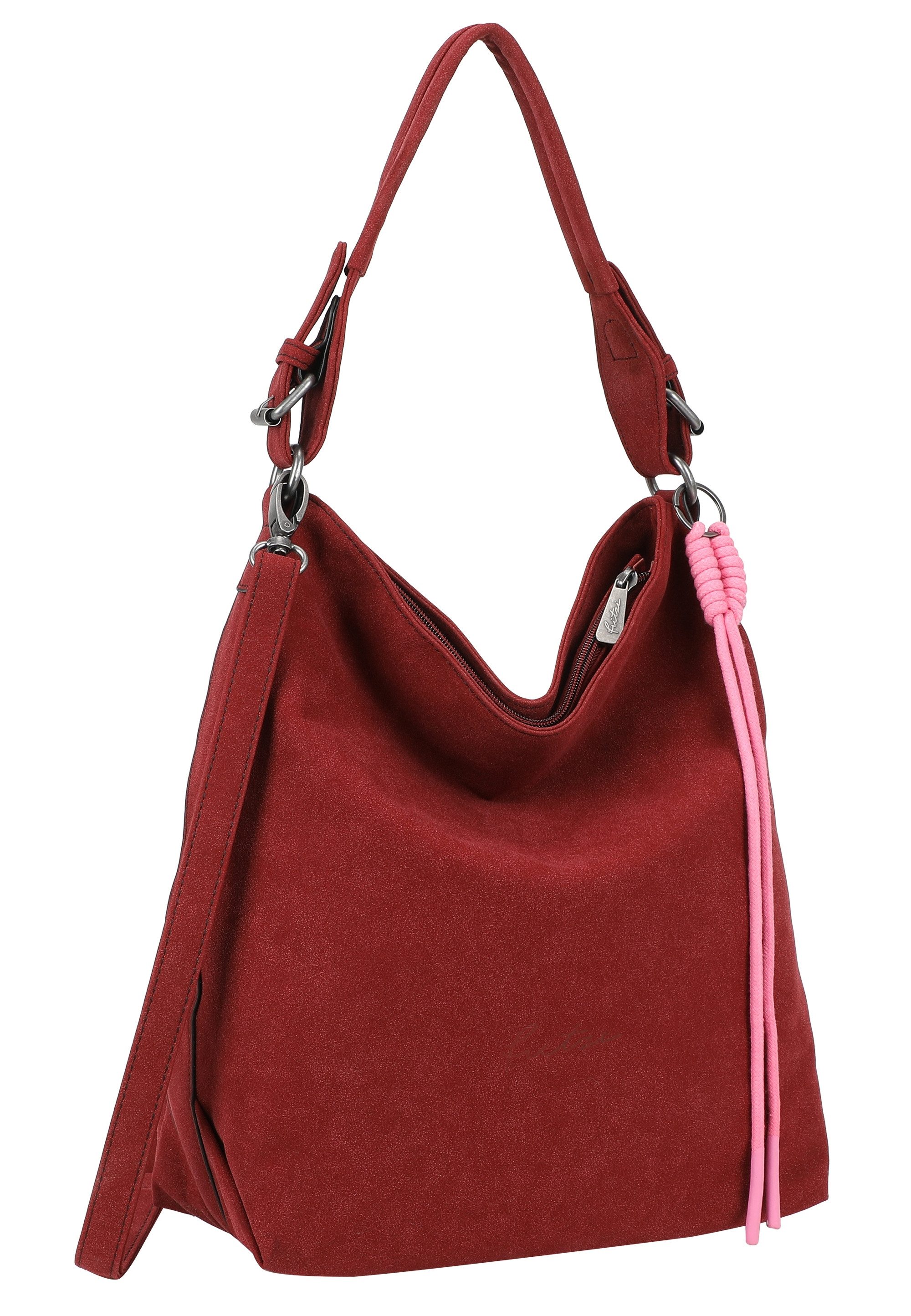 Fritzi aus Preußen Schultertasche Jacky Black, mit Reißverschluss